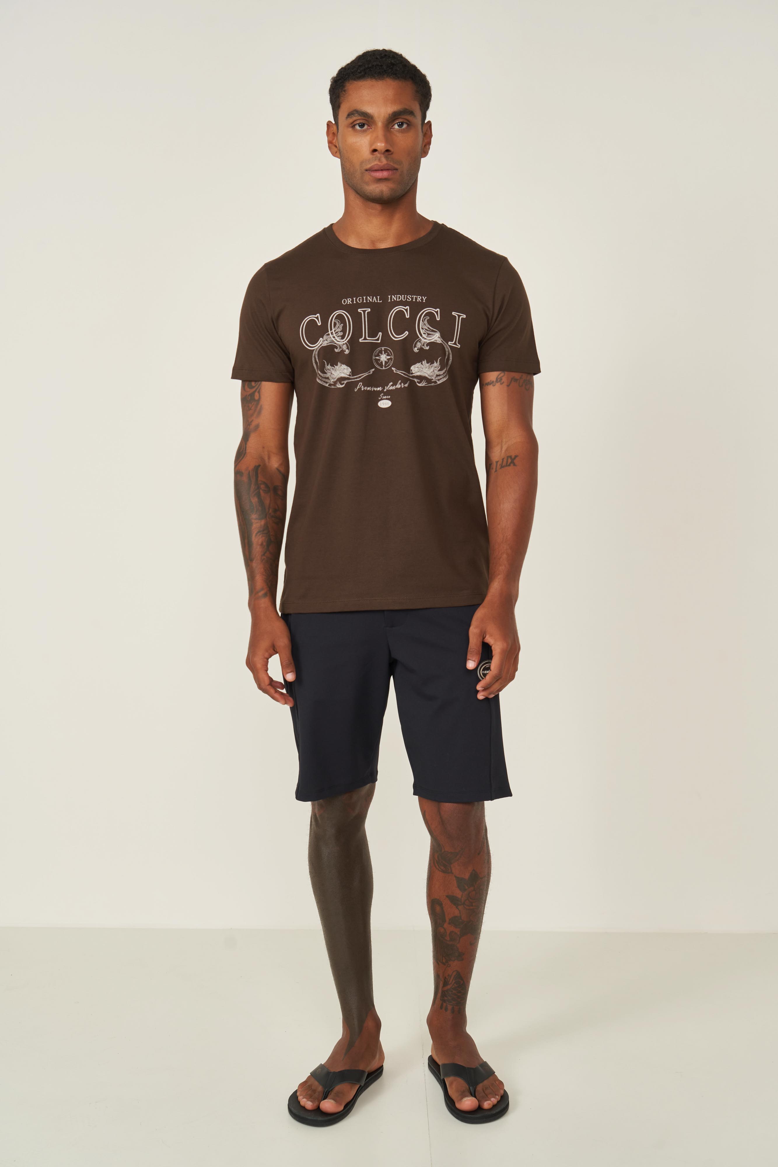 CAMISETA  COLCCI GG VERDE MANJERICAO