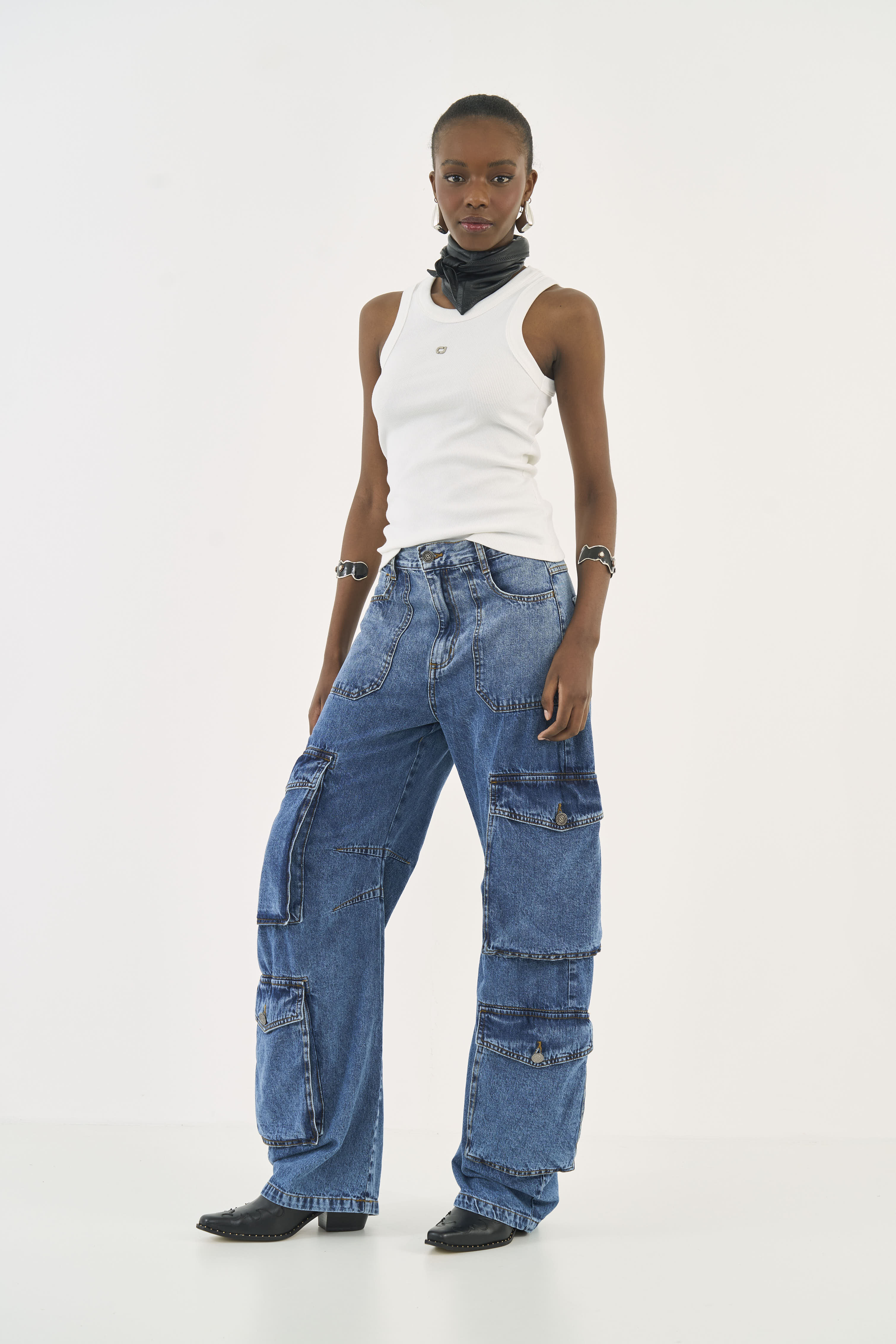 CALÇA JEANS BARCELONA 40 INDIGO