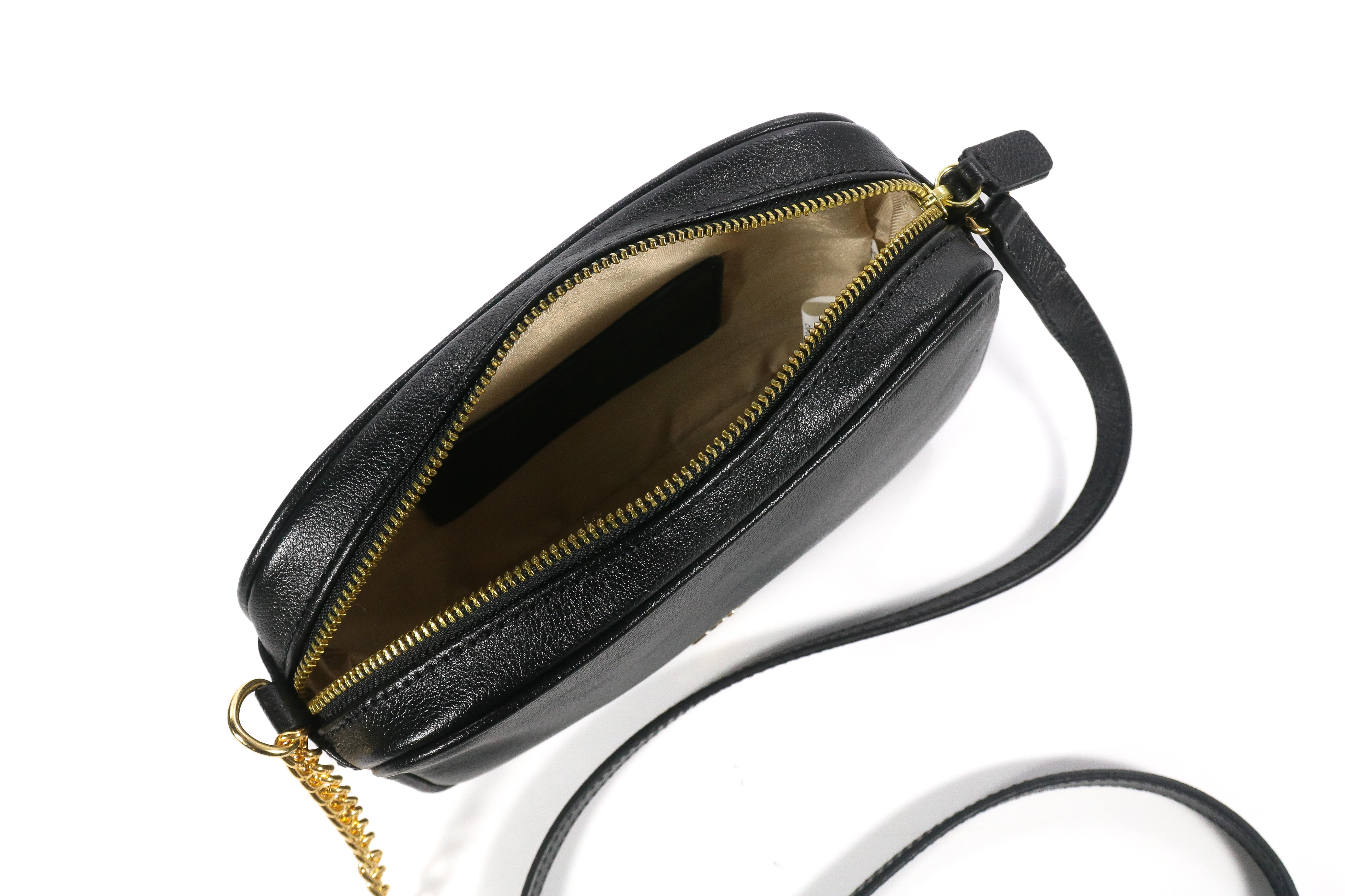 BOLSA  COLCCI CAMERA BAG COURO U PRETO