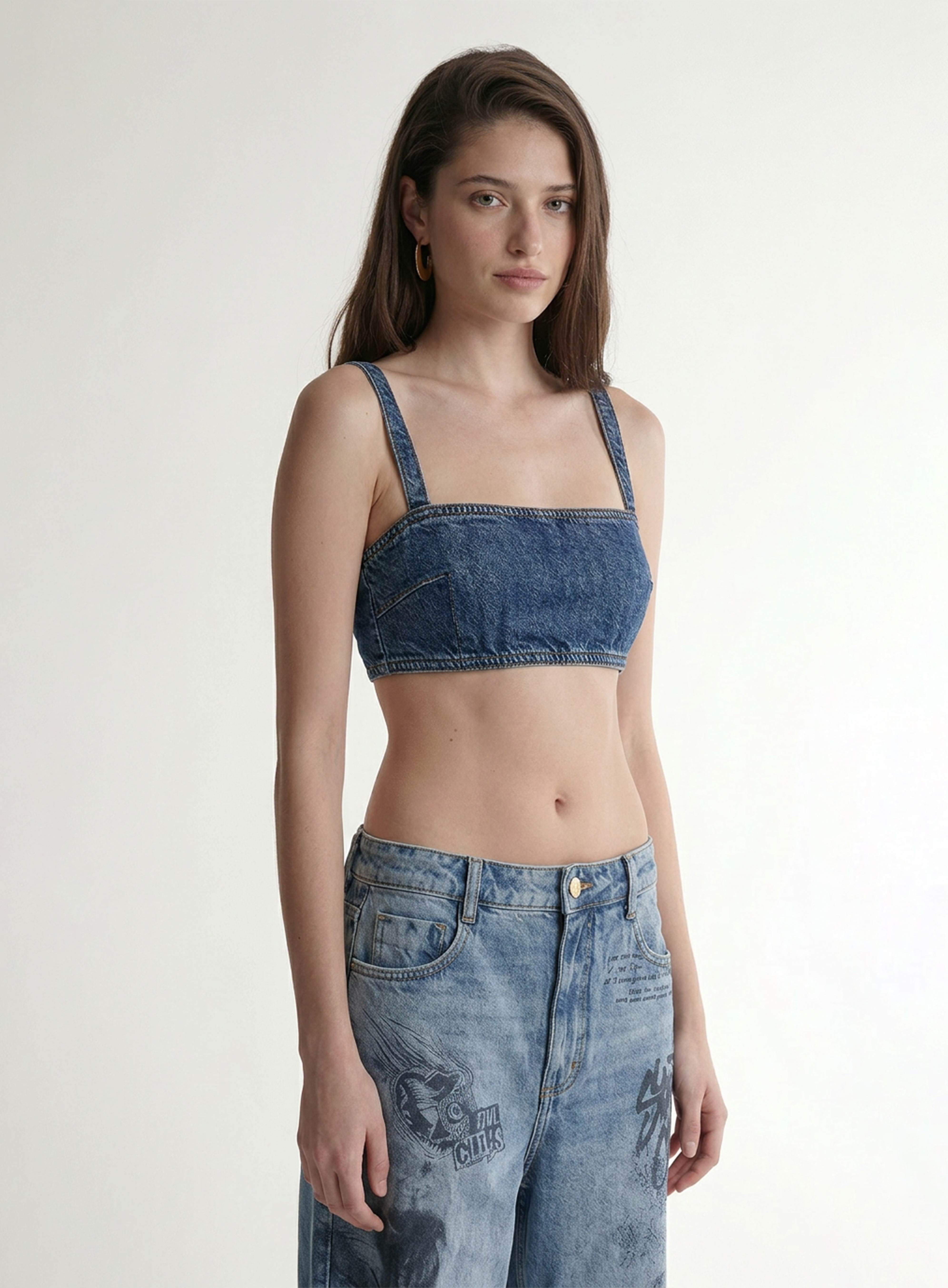 TOP JEANS G INDIGO