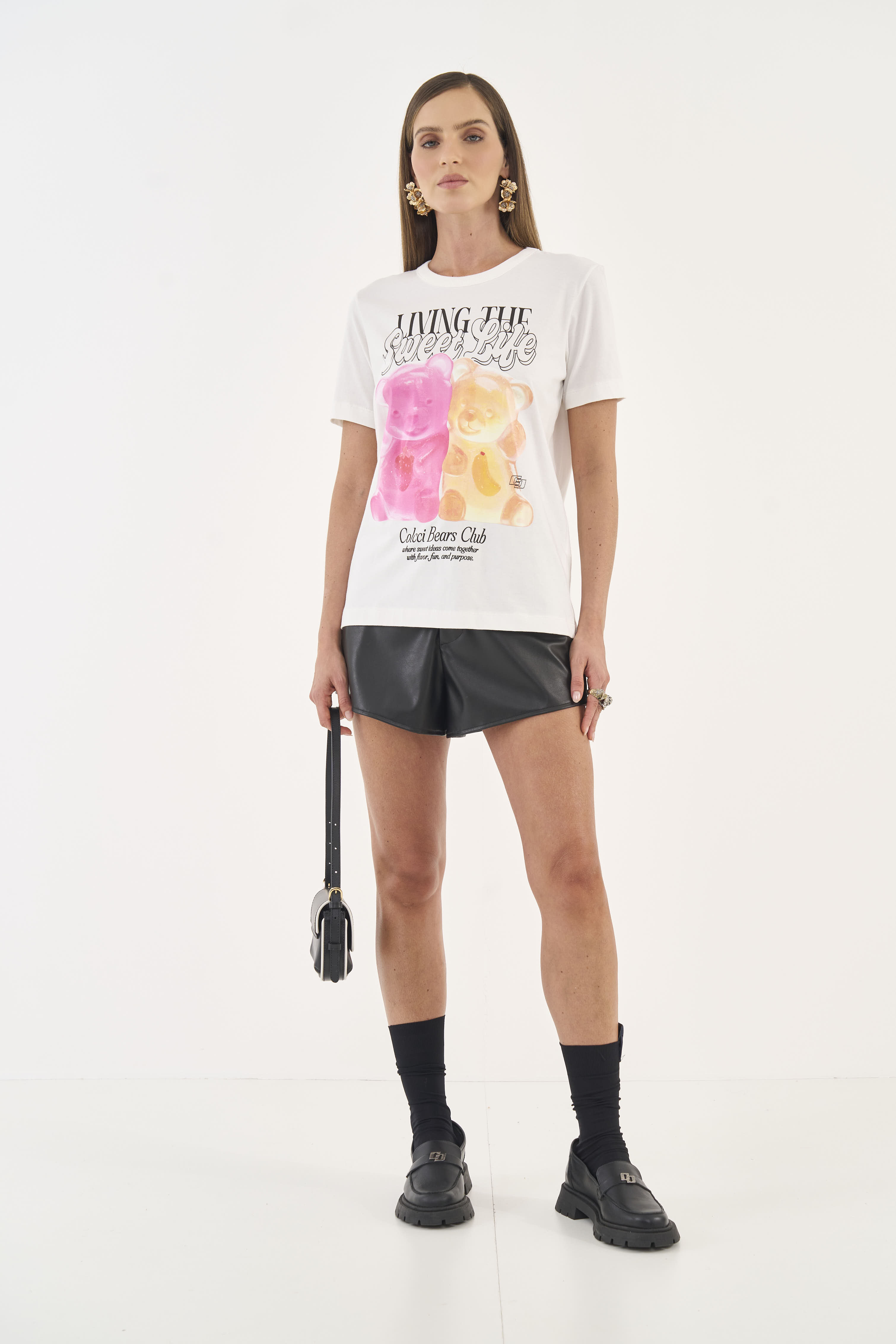 SHORT COLCCI GG PRETO