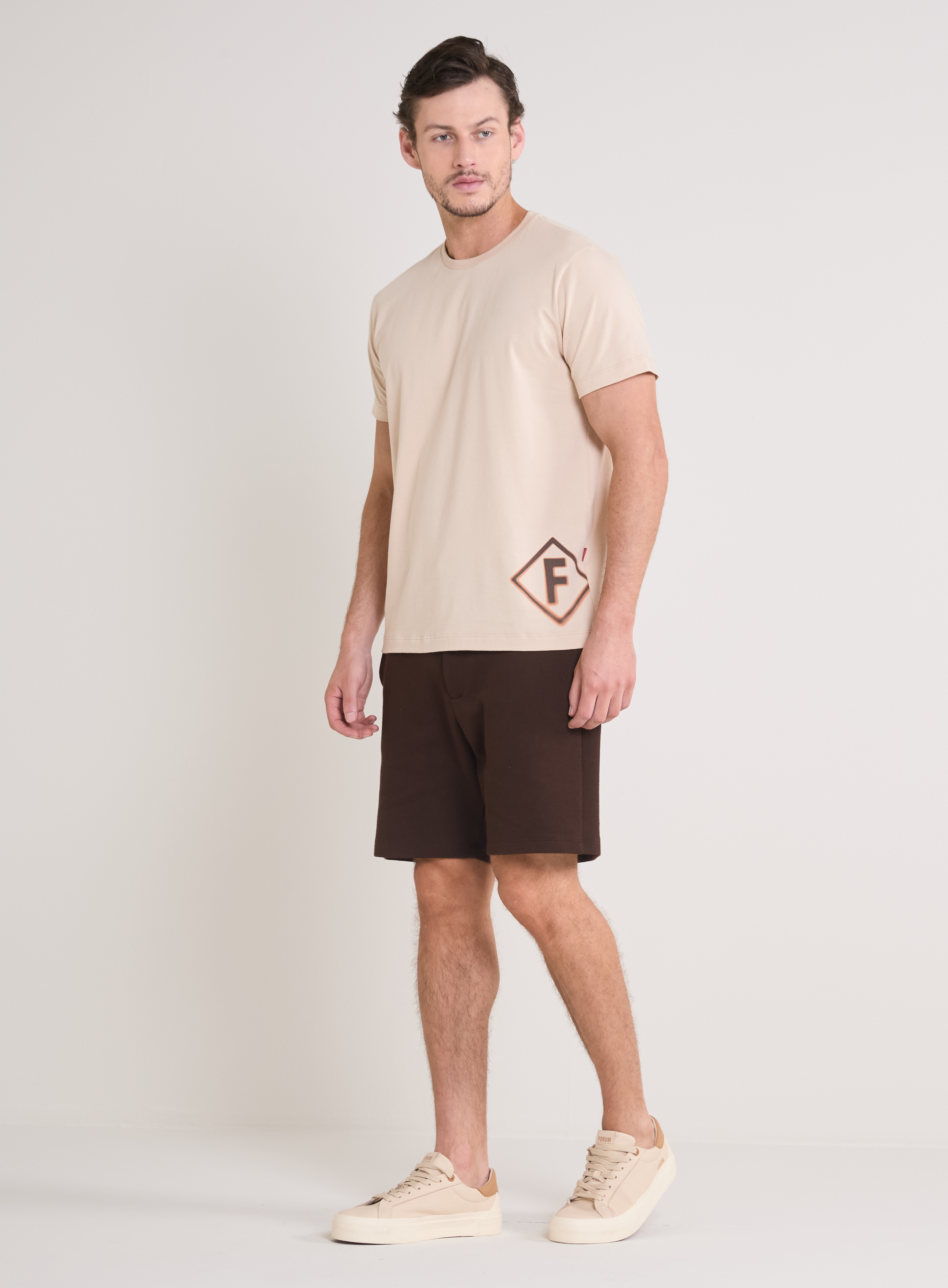 CAMISETA FORUM GG BEGE PILAR