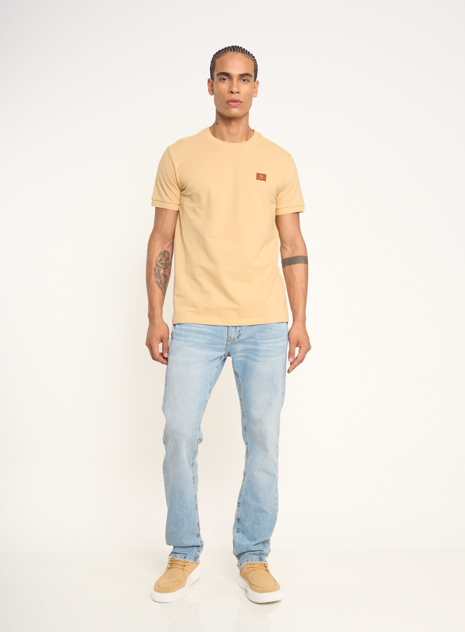 CAMISETA COLCCI M BEGE FLAVO