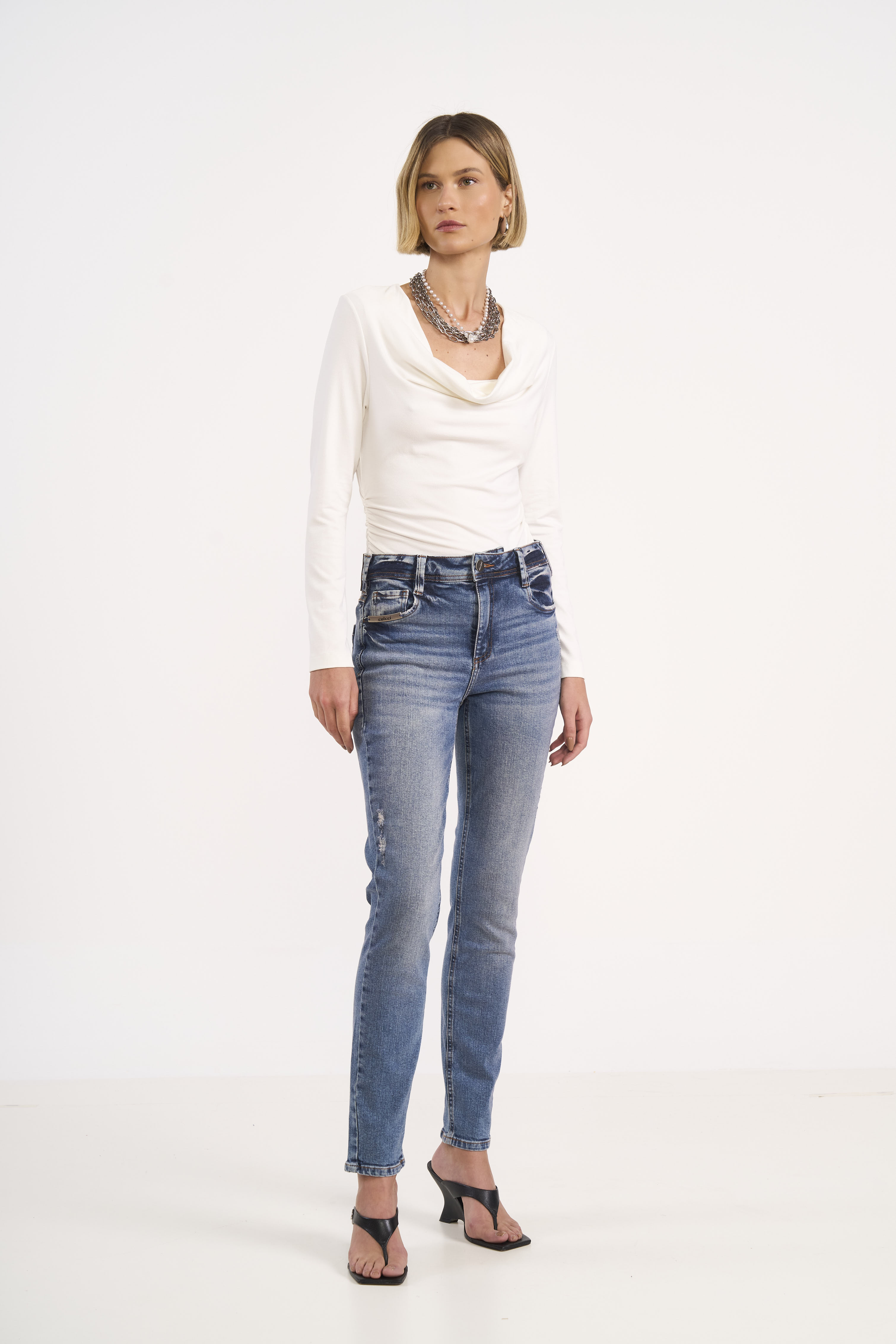BLUSA COLCCI G MARROM DROME