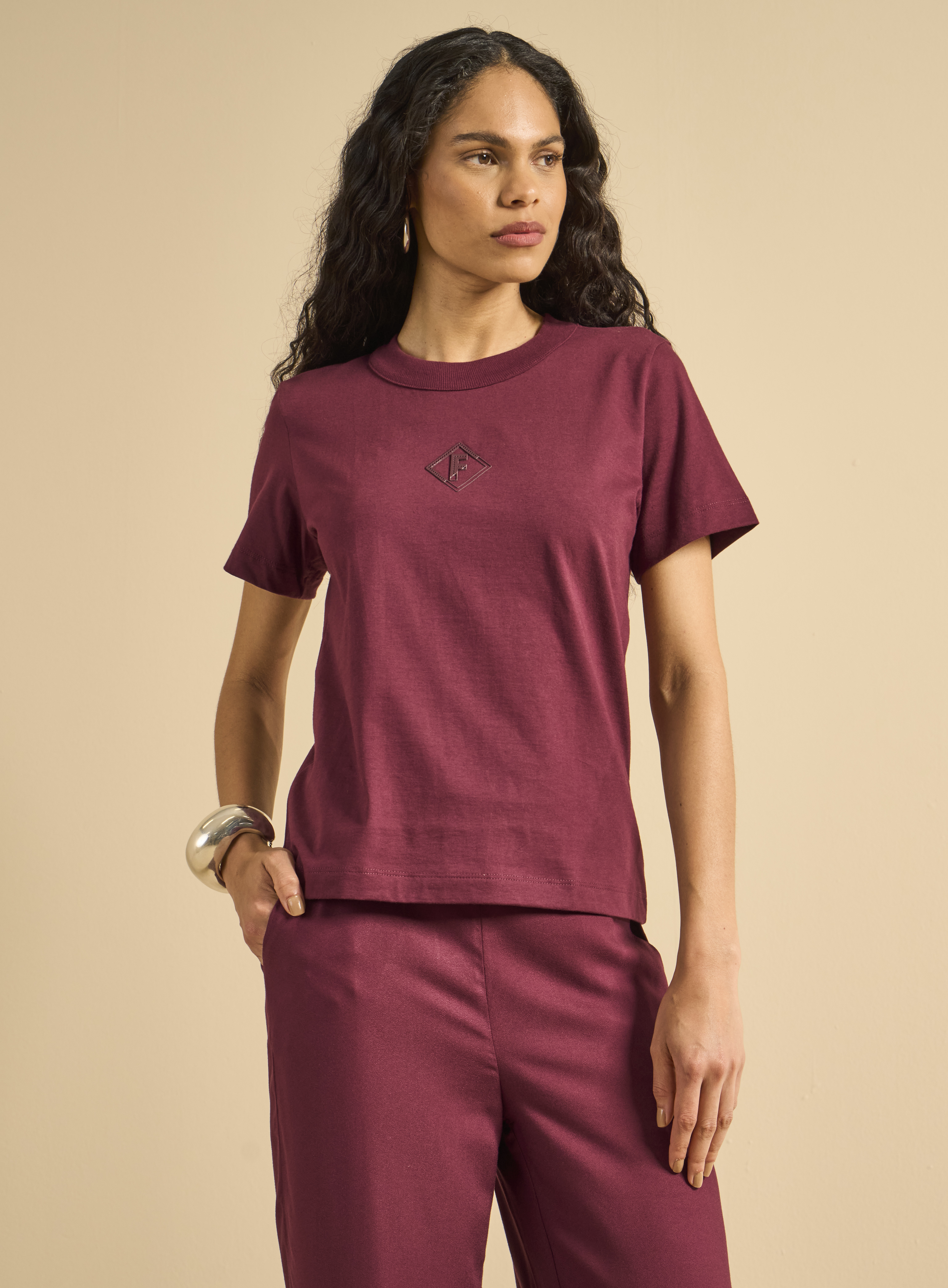 CAMISETA FORUM G BEGE ITALIAN