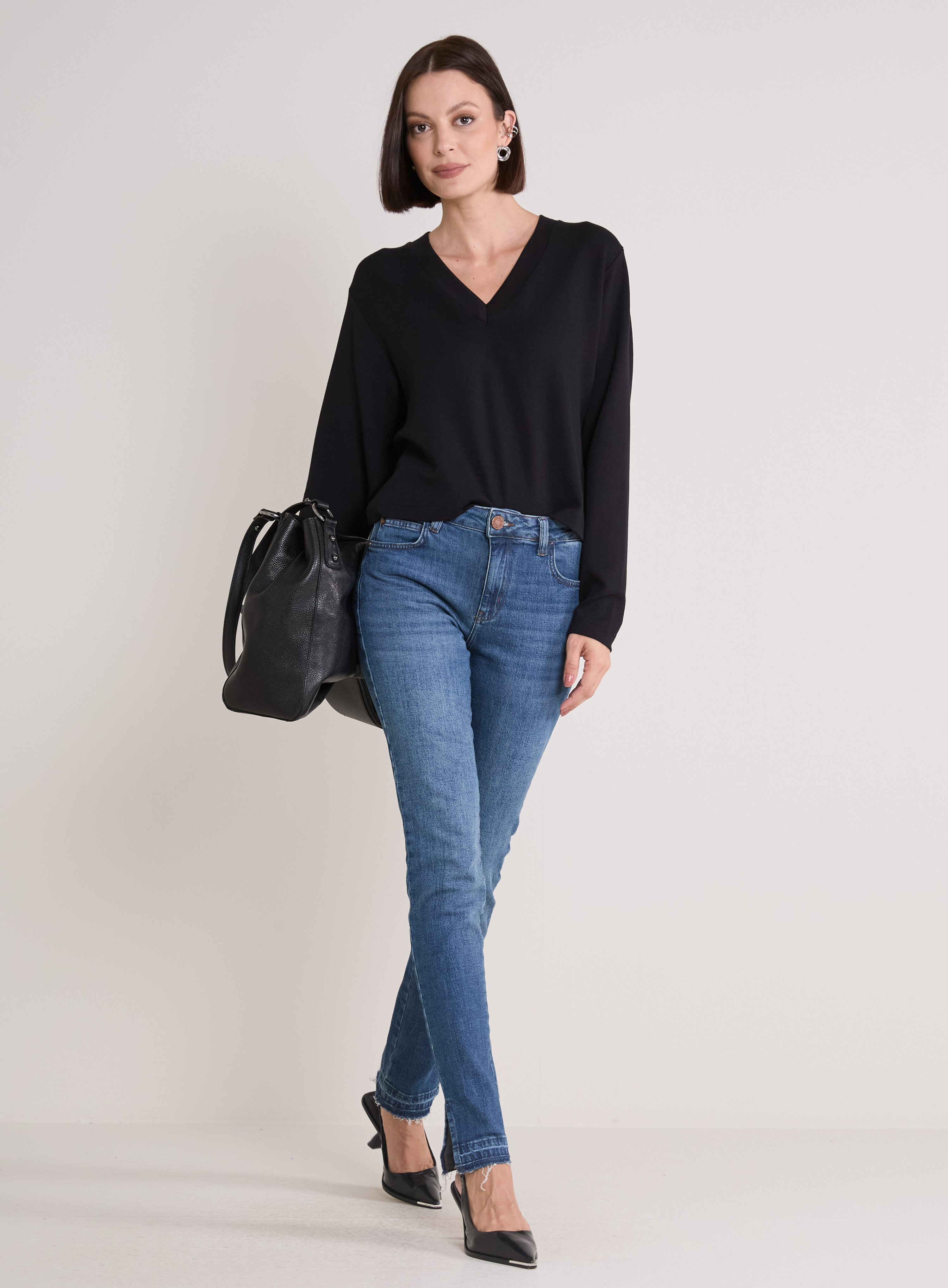 CALÇA JEANS MARISA SKINNY 38 INDIGO