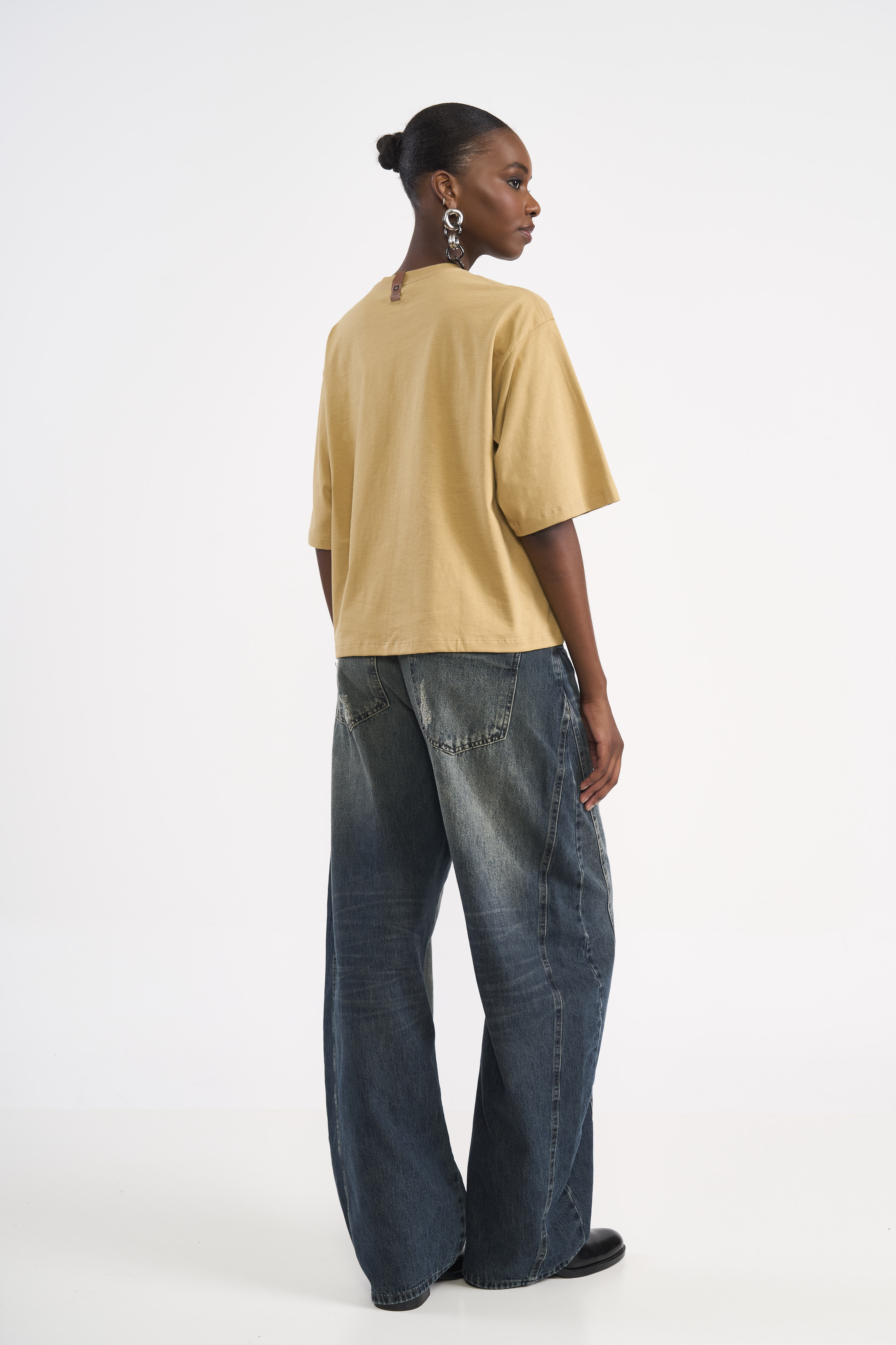 CAMISETA COLCCI JEANS M BEGE SOYBEAN