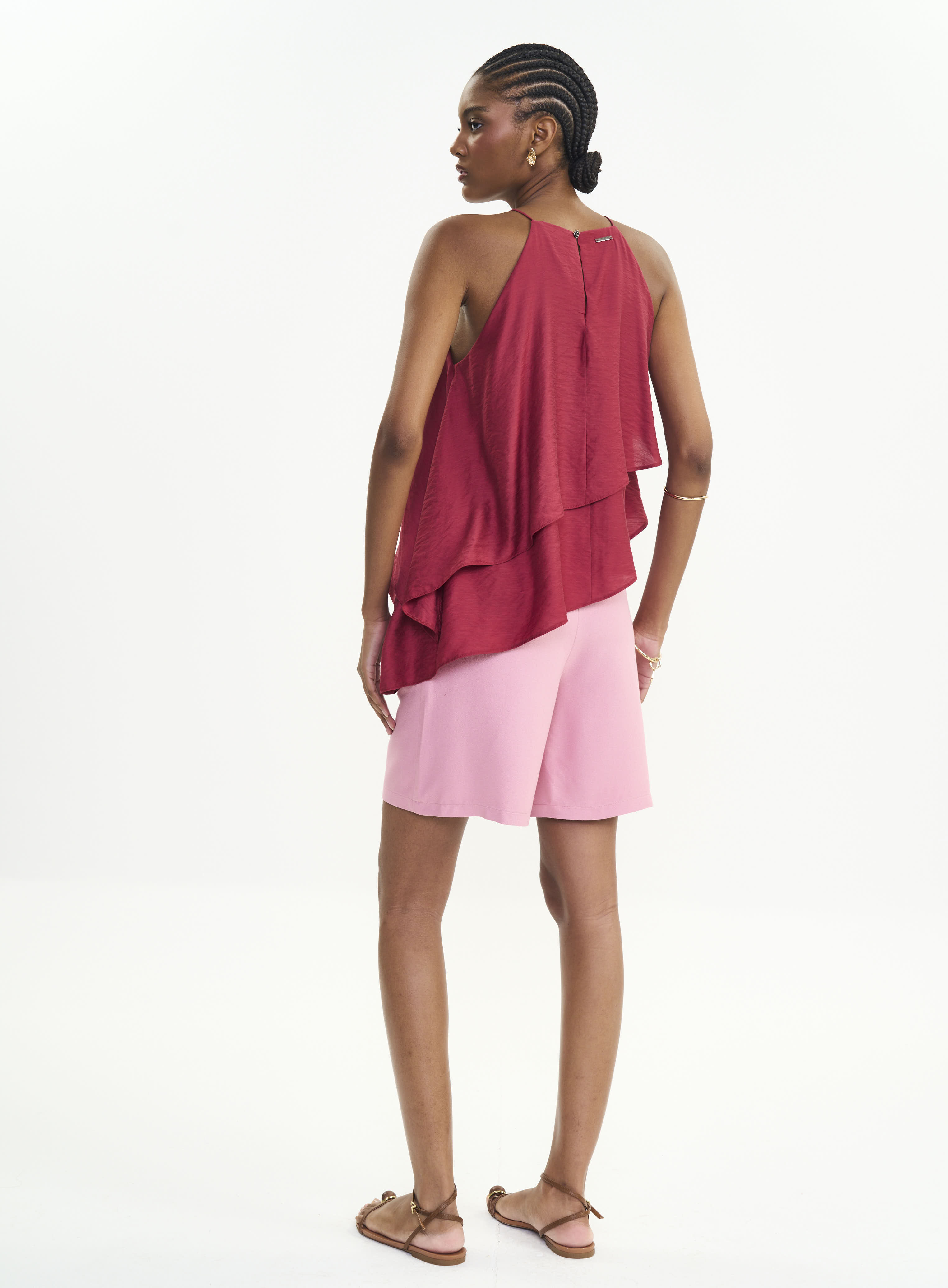 BLUSA COLCCI M VERMELHO LOVEZ