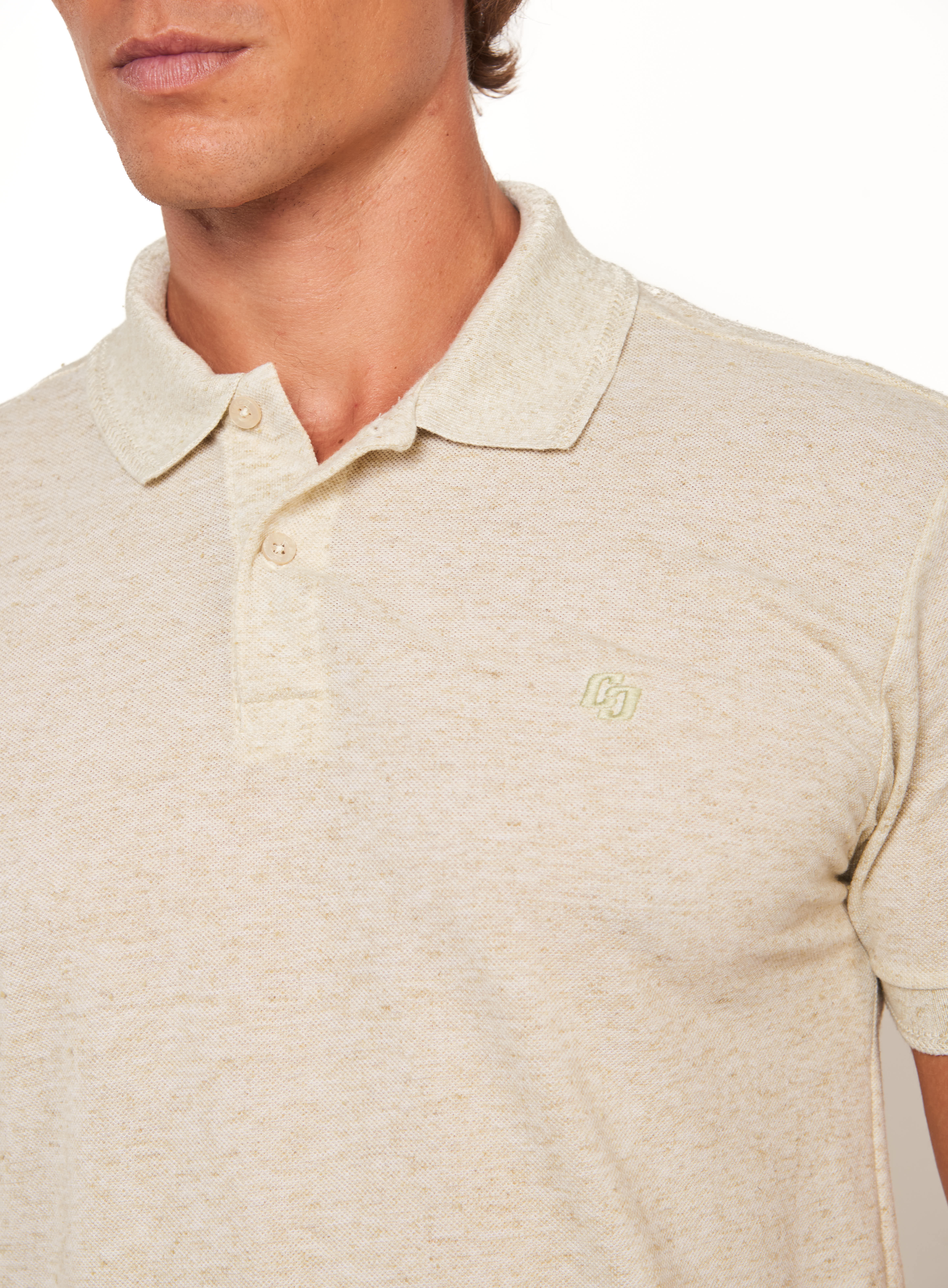 POLO LINHO G BEGE ARUNA