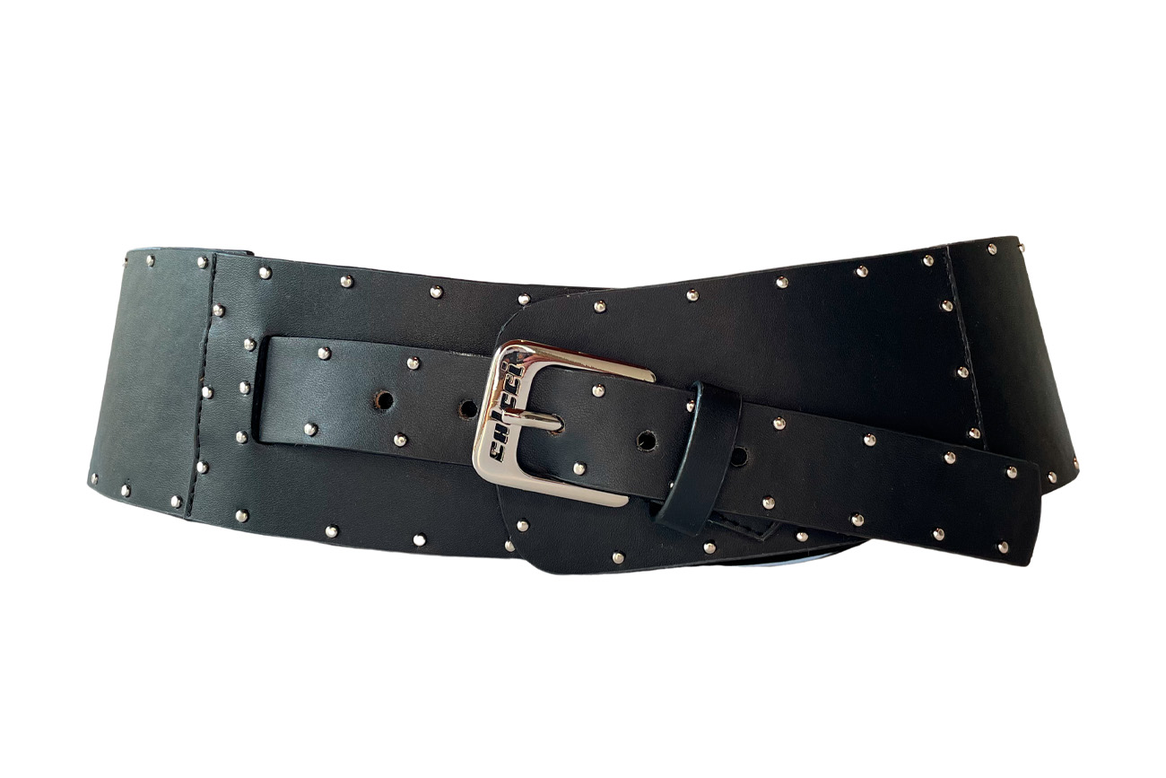 CINTO COLCCI FEM  TACHAS 80 MARROM EVERMORE