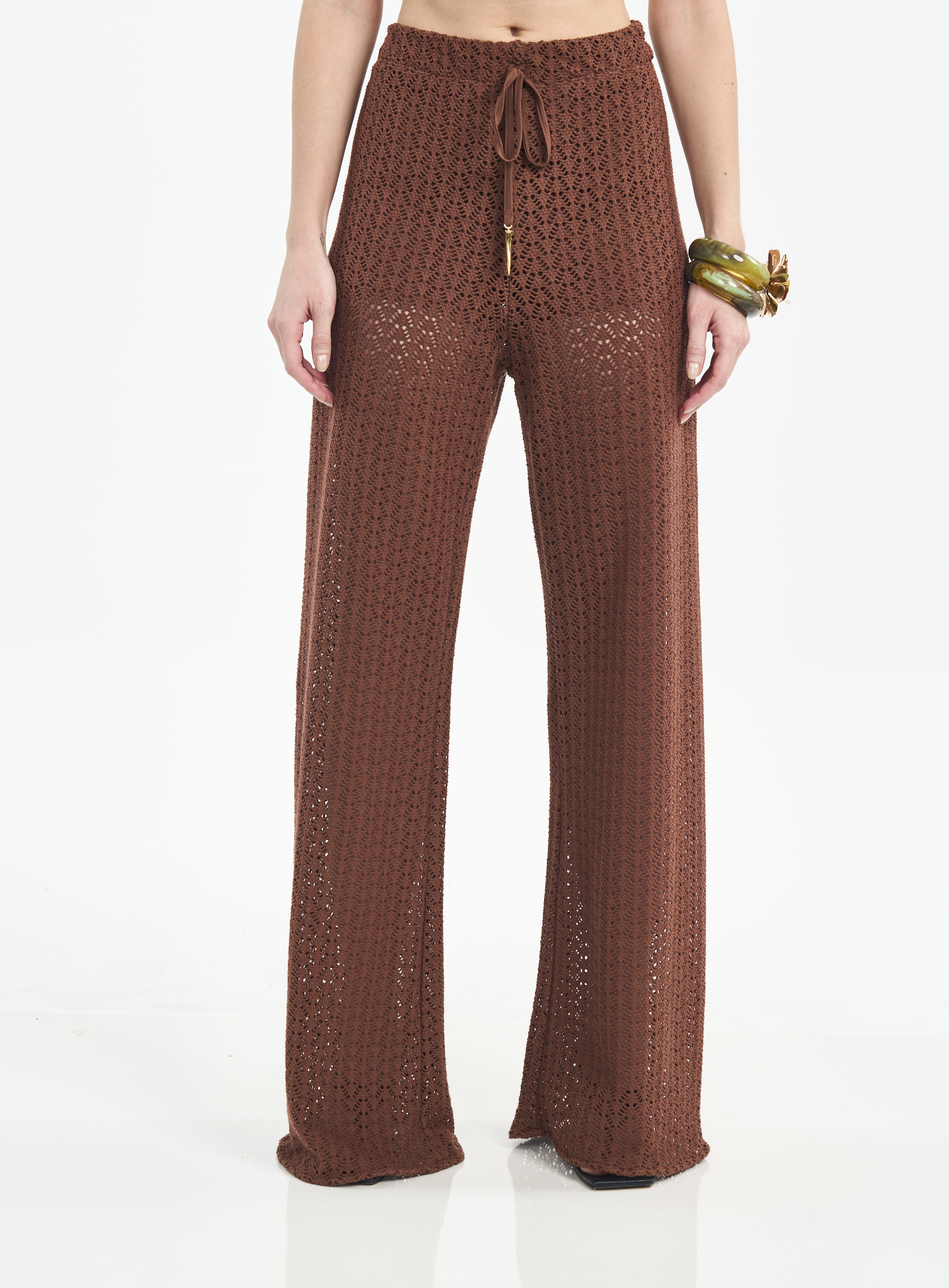 CALÇA COLCCI M MARROM TIRAMISU