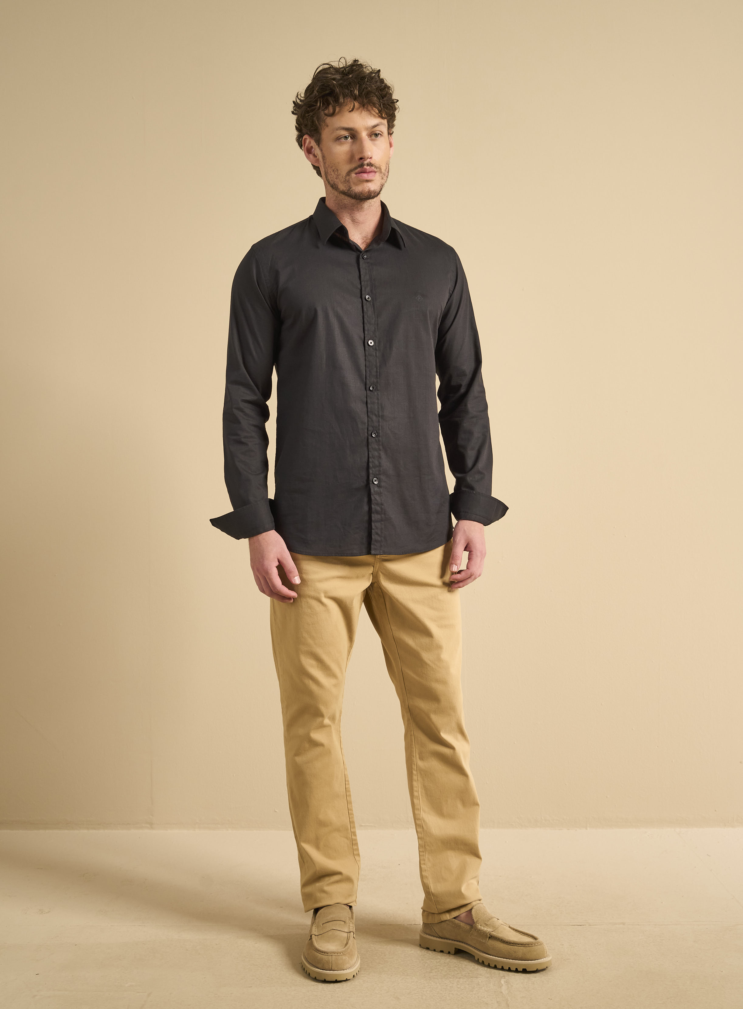 CAMISA SLIM FIT 2 PRETO