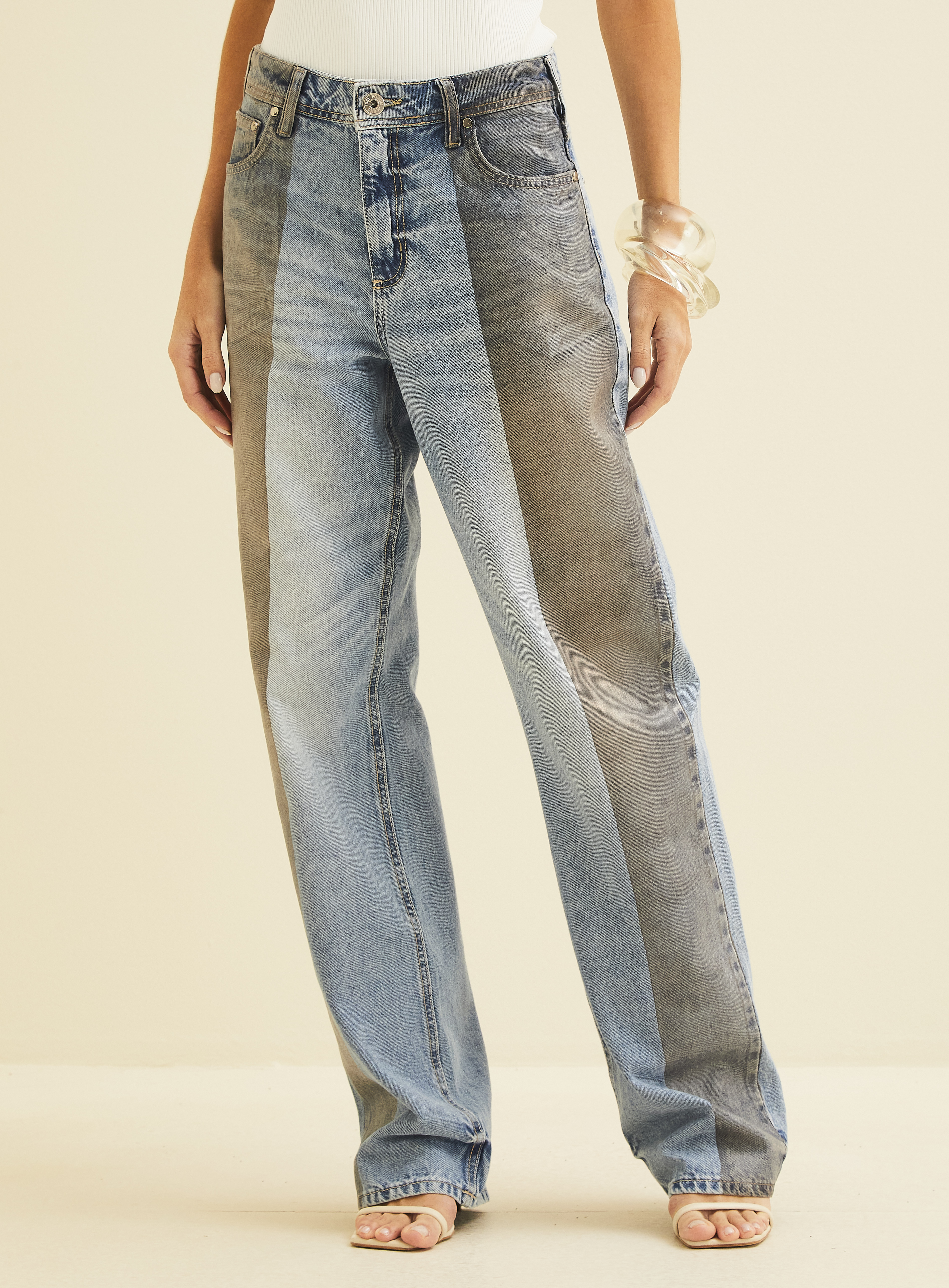 CALÇA JEANS RAQUEL WIDE LEG 40 INDIGO