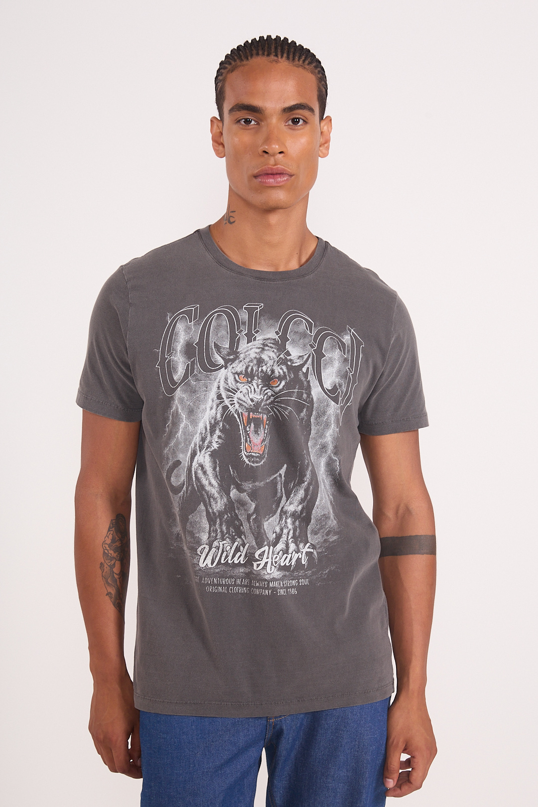 CAMISETA COLCCI G PRETO