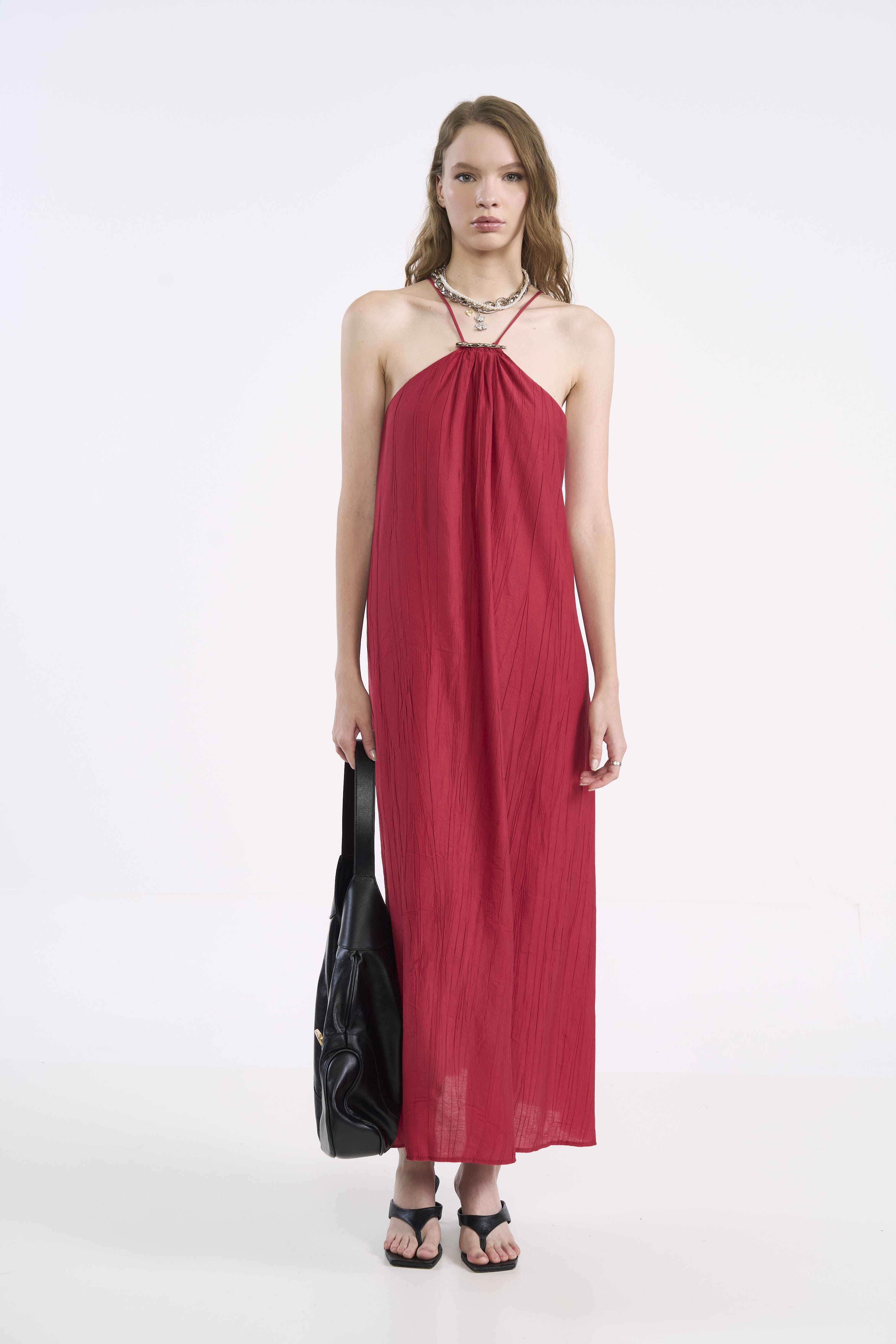 VESTIDO COLCCI M VERMELHO LOVEZ