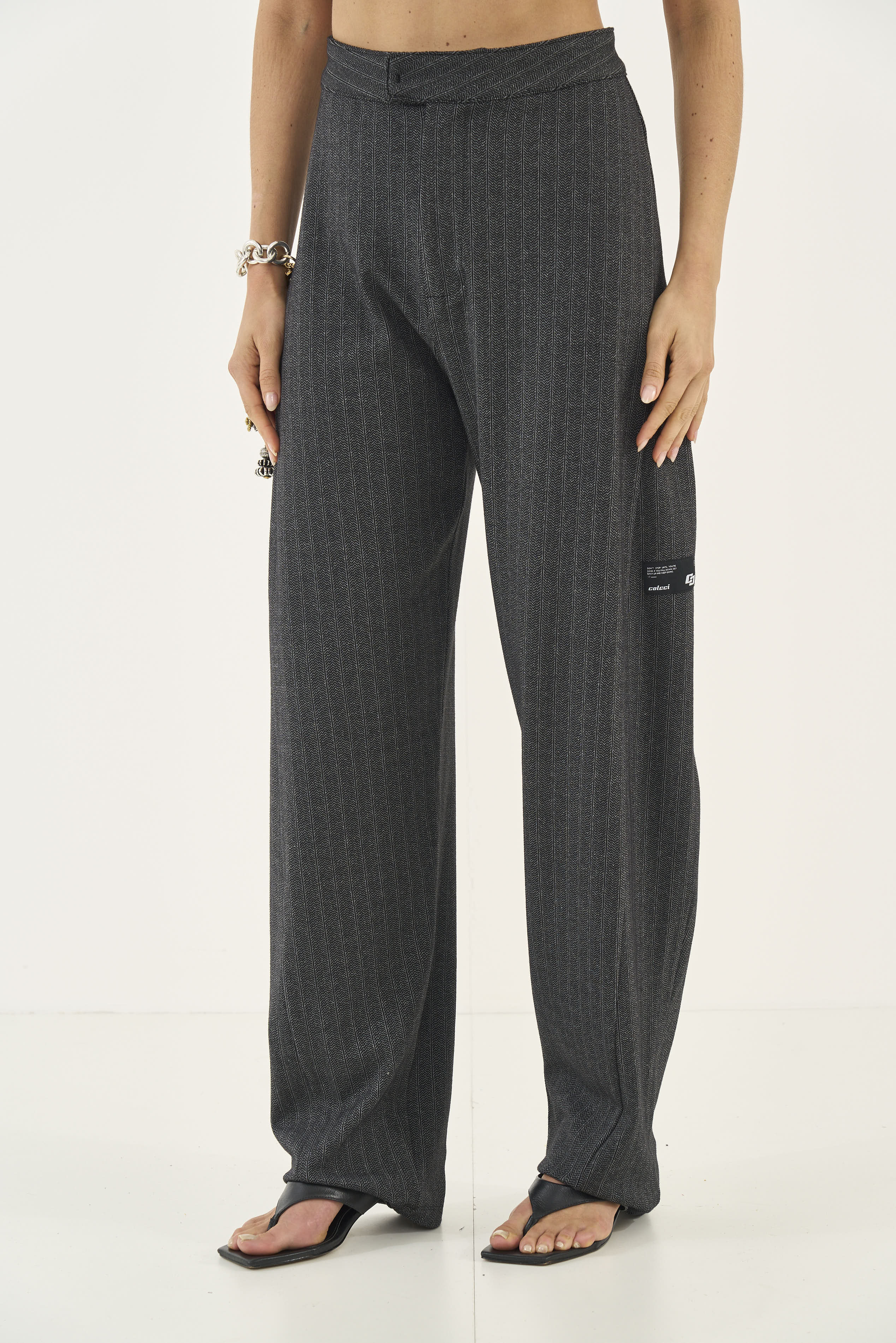 CALÇA COLCCI M CINZA/PRETO