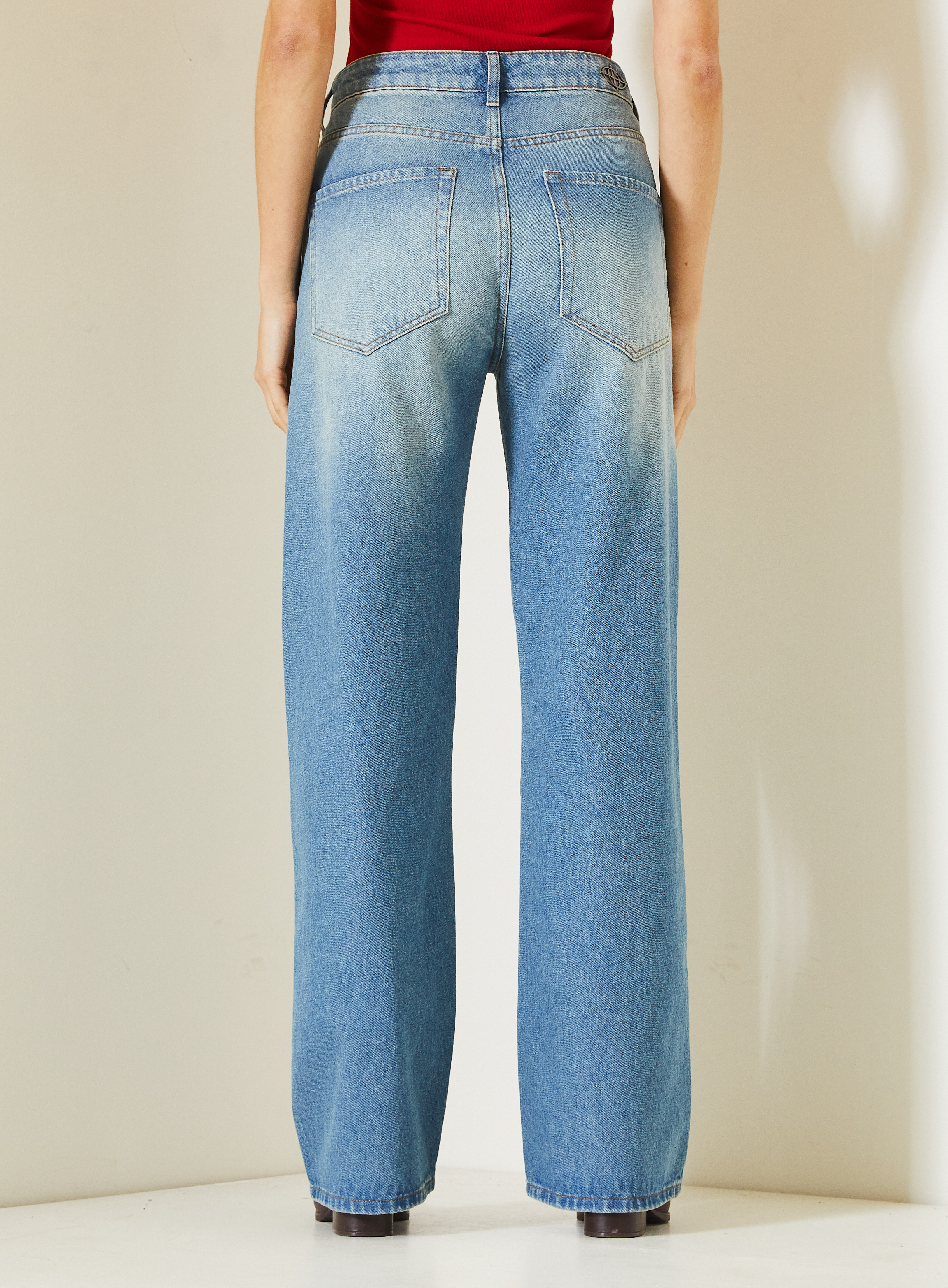 CALÇA JEANS LOOSE FIT 40 INDIGO