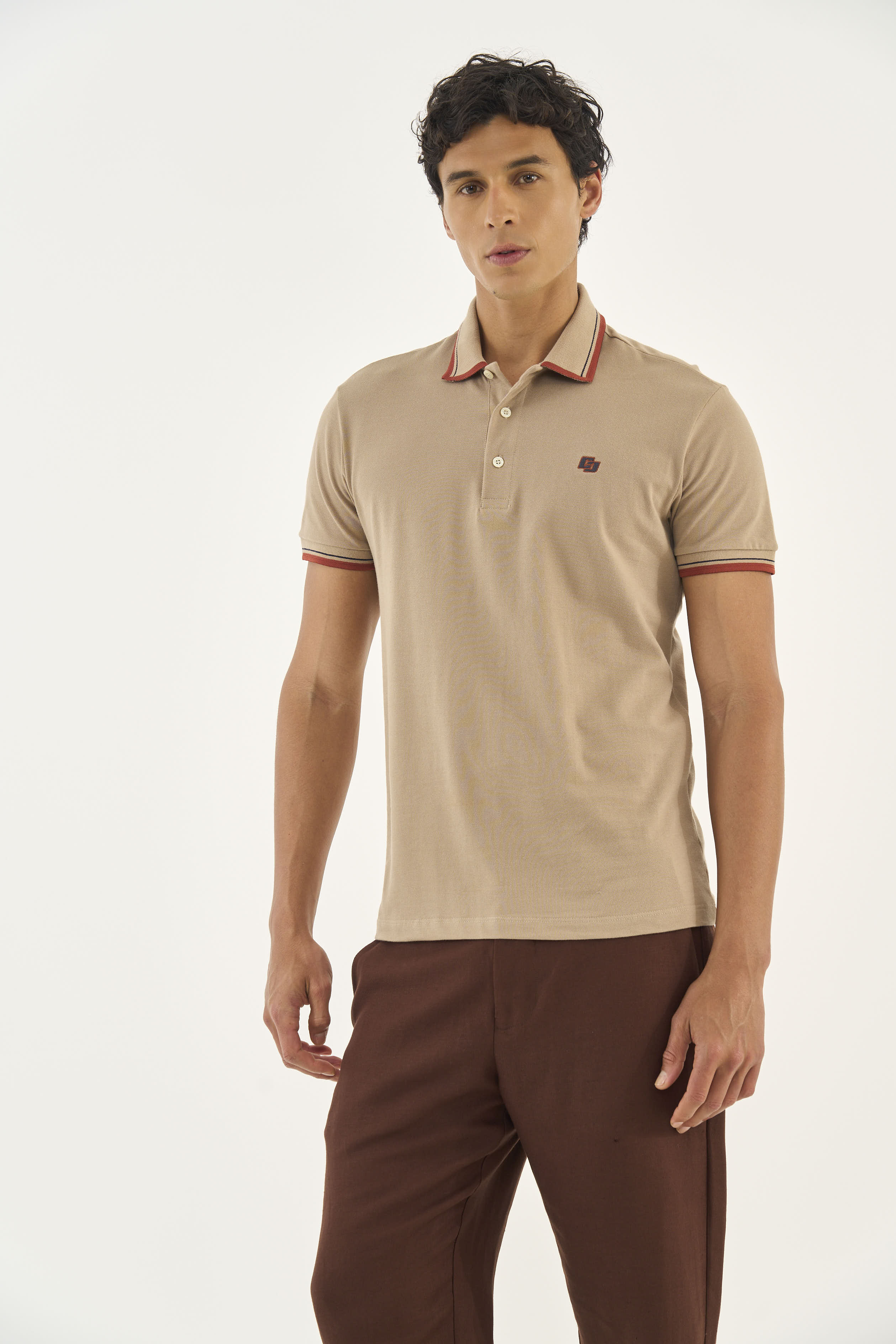 POLO COLCCI M BEGE SAND CASTLE