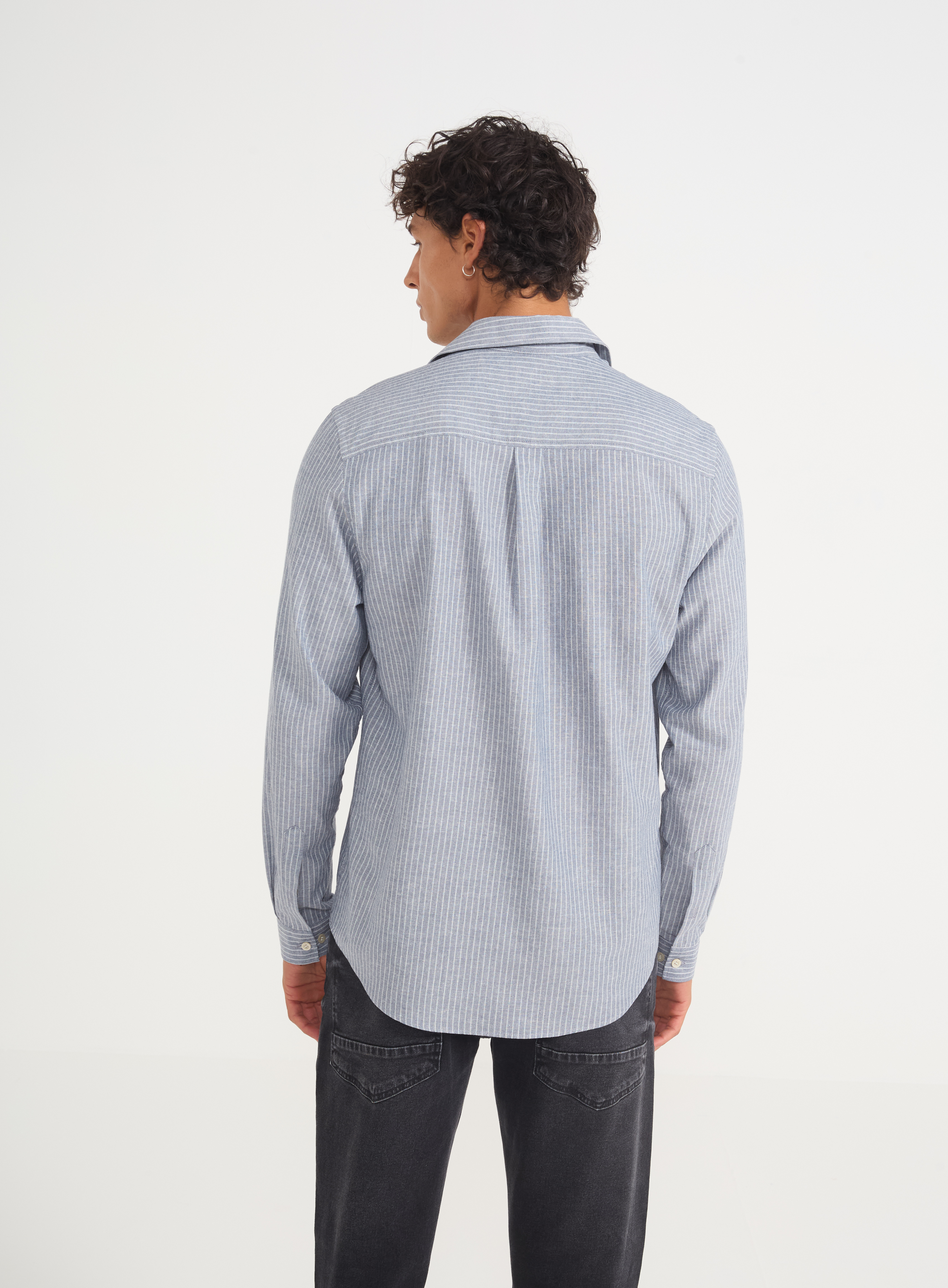 CAMISA LINHO LISTRADA RELAX G LISTRADO