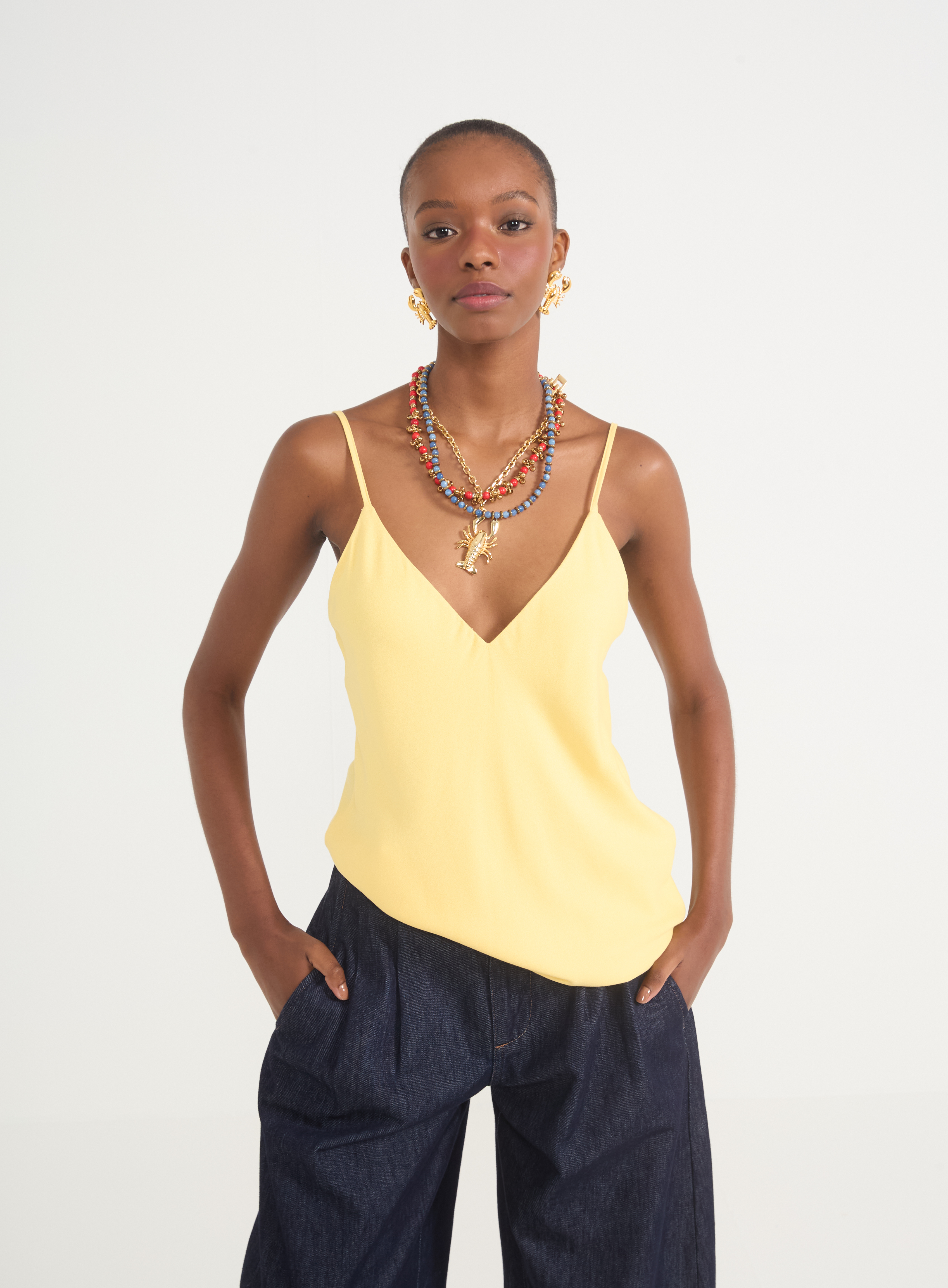 BLUSA COLCCI M AMARELO CORNISH