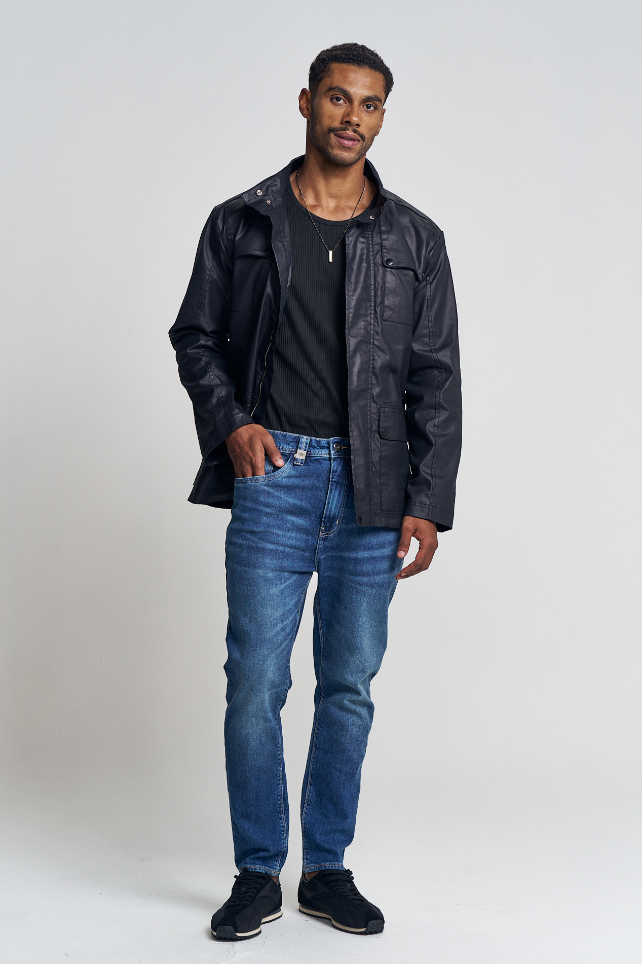 CALÇA JEANS NEW SLIM 42 INDIGO