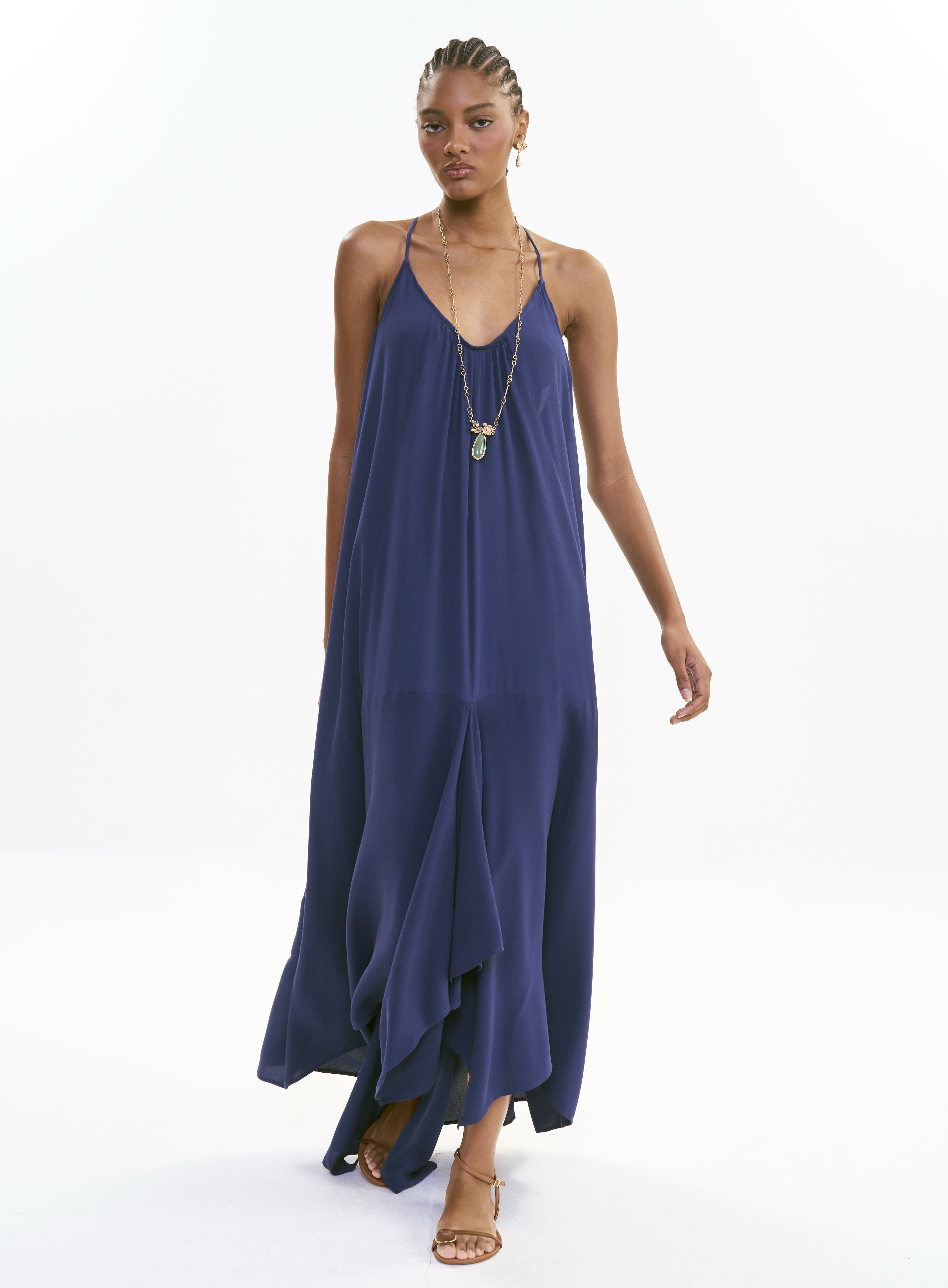 VESTIDO COLCCI G AZUL DARKNESS
