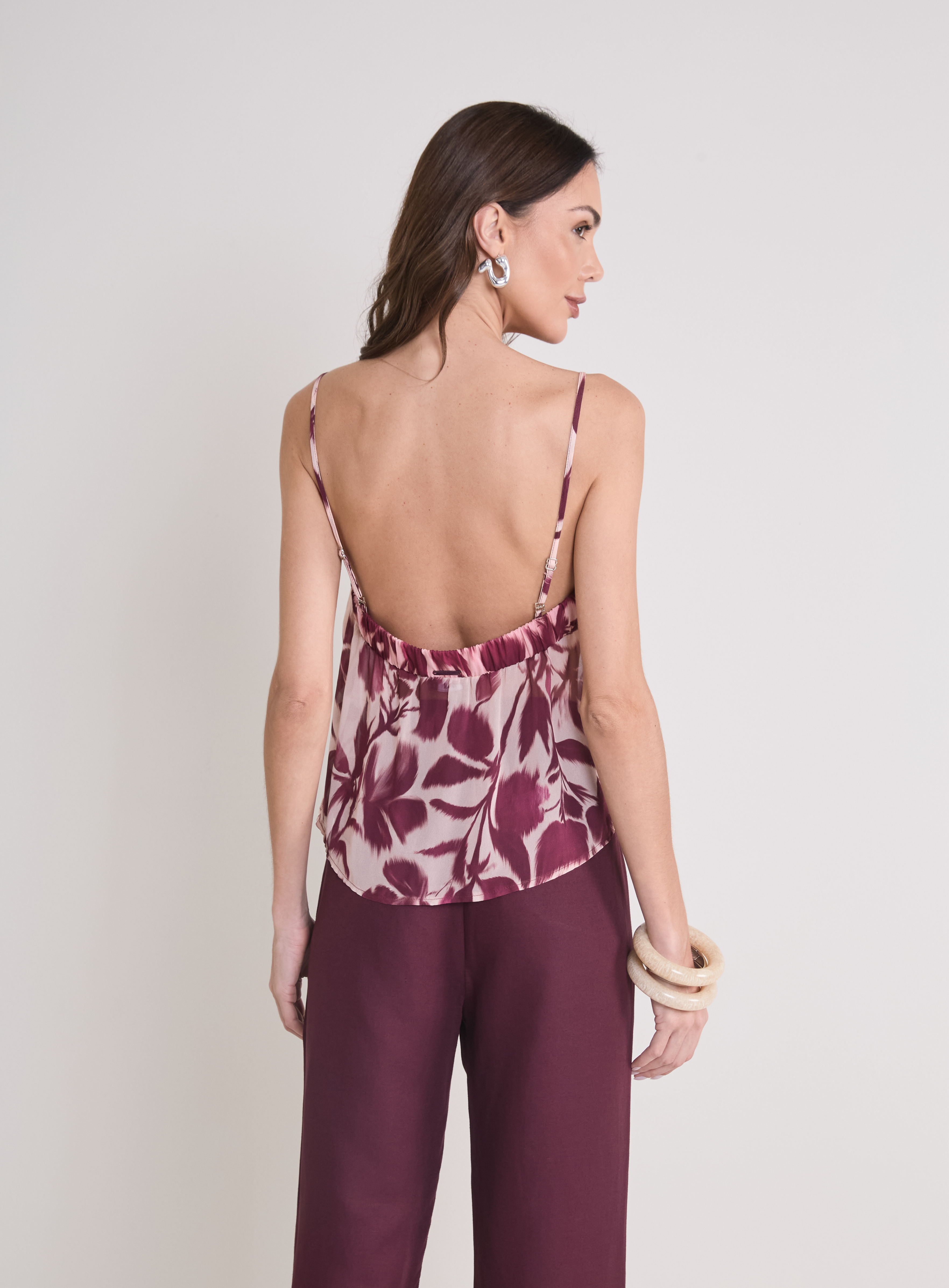 BLUSA ESTAMPADA M BLURRED FLOWER