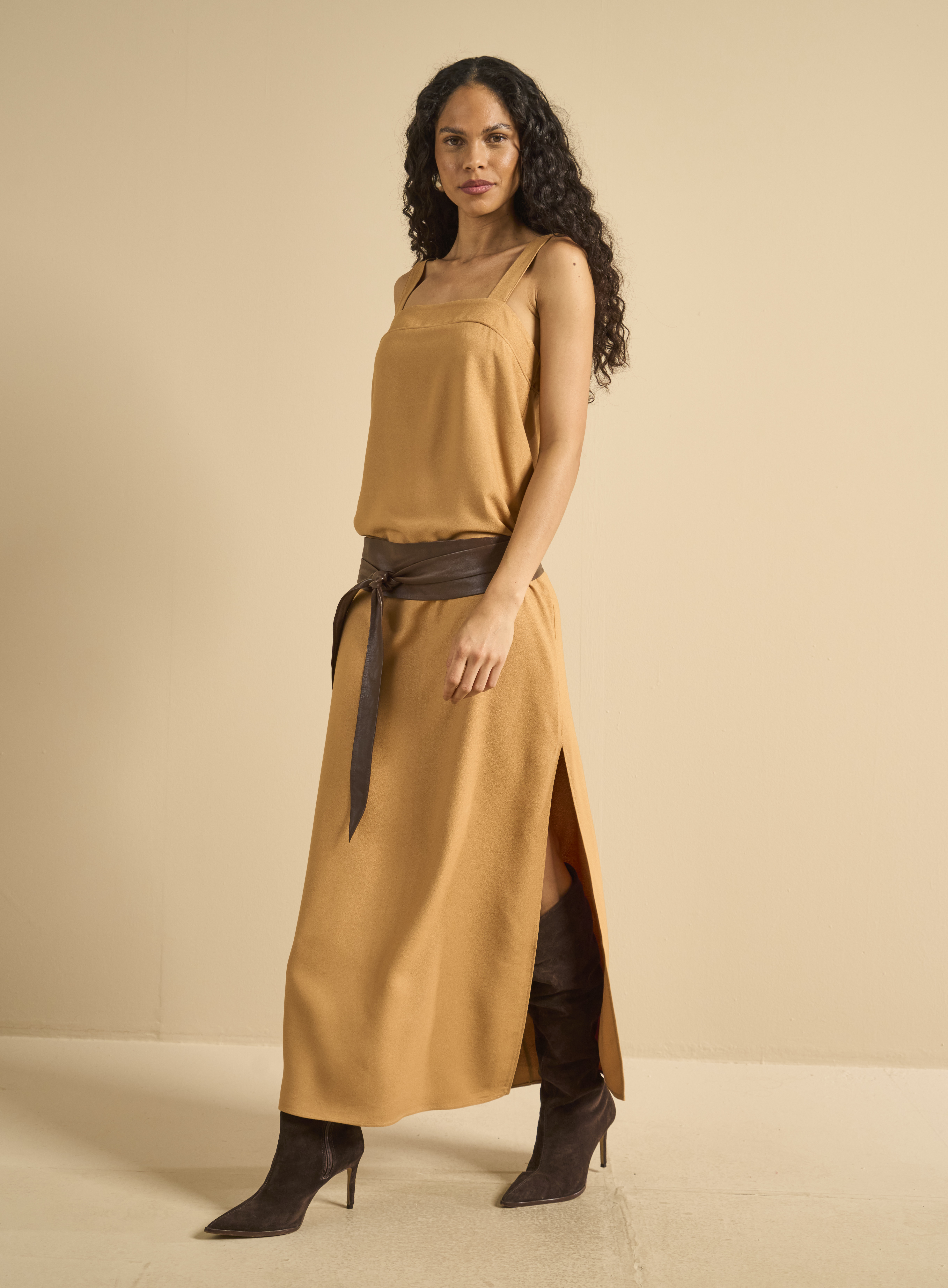 VESTIDO FORUM M BEGE BELGATI