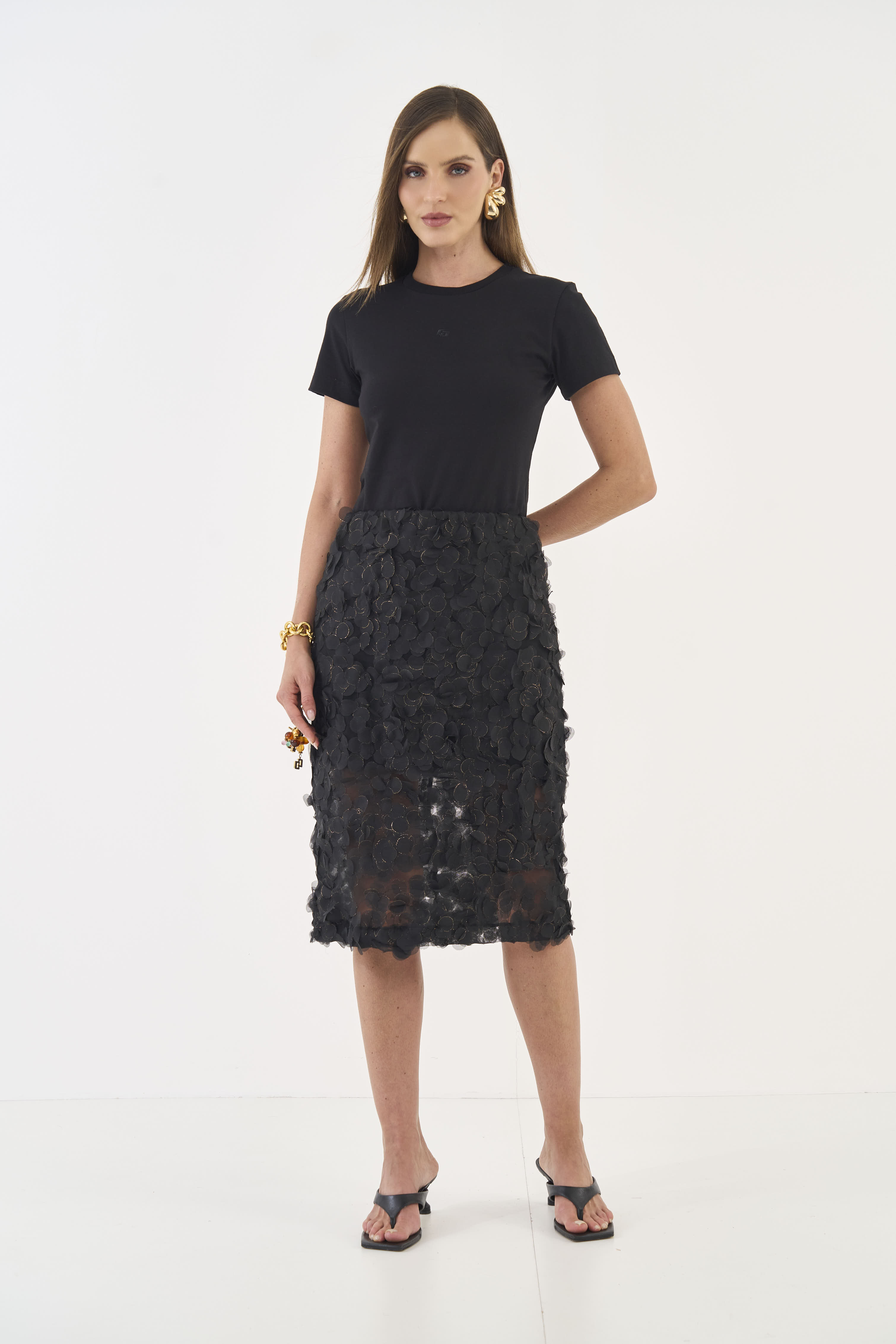 CAMISETA COLCCI GG PRETO
