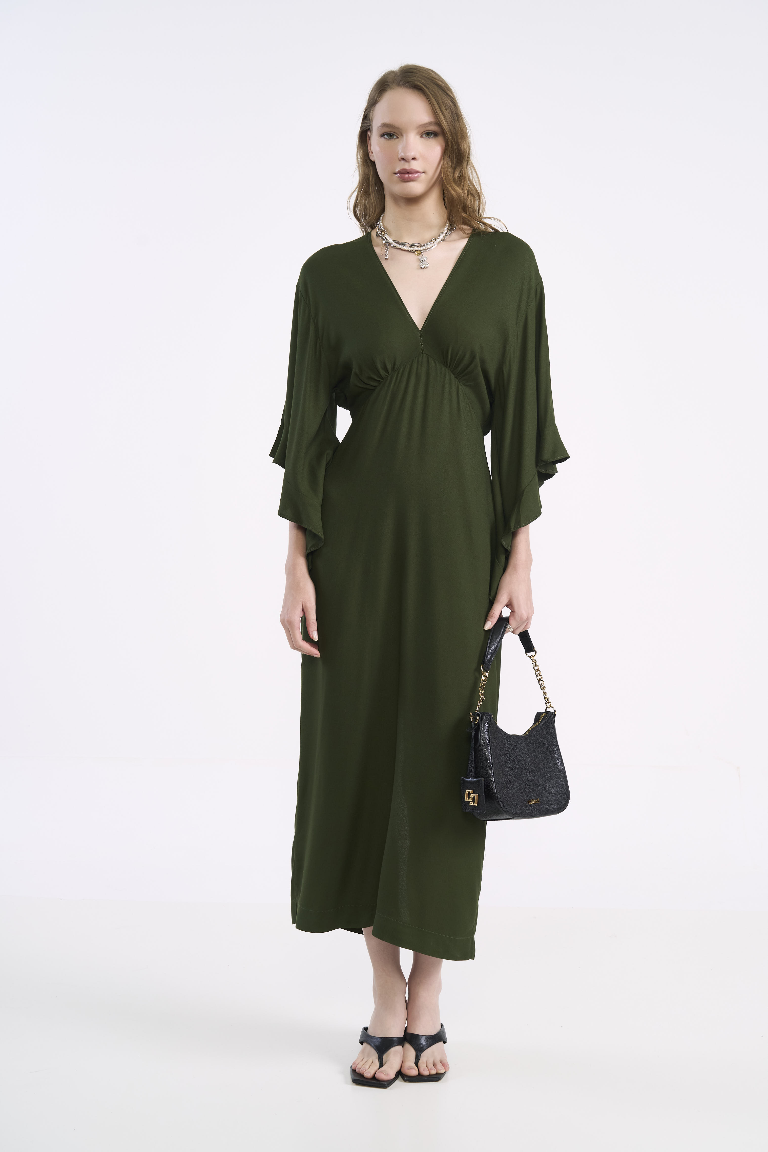 VESTIDO COLCCI P VERDE ÉDEN