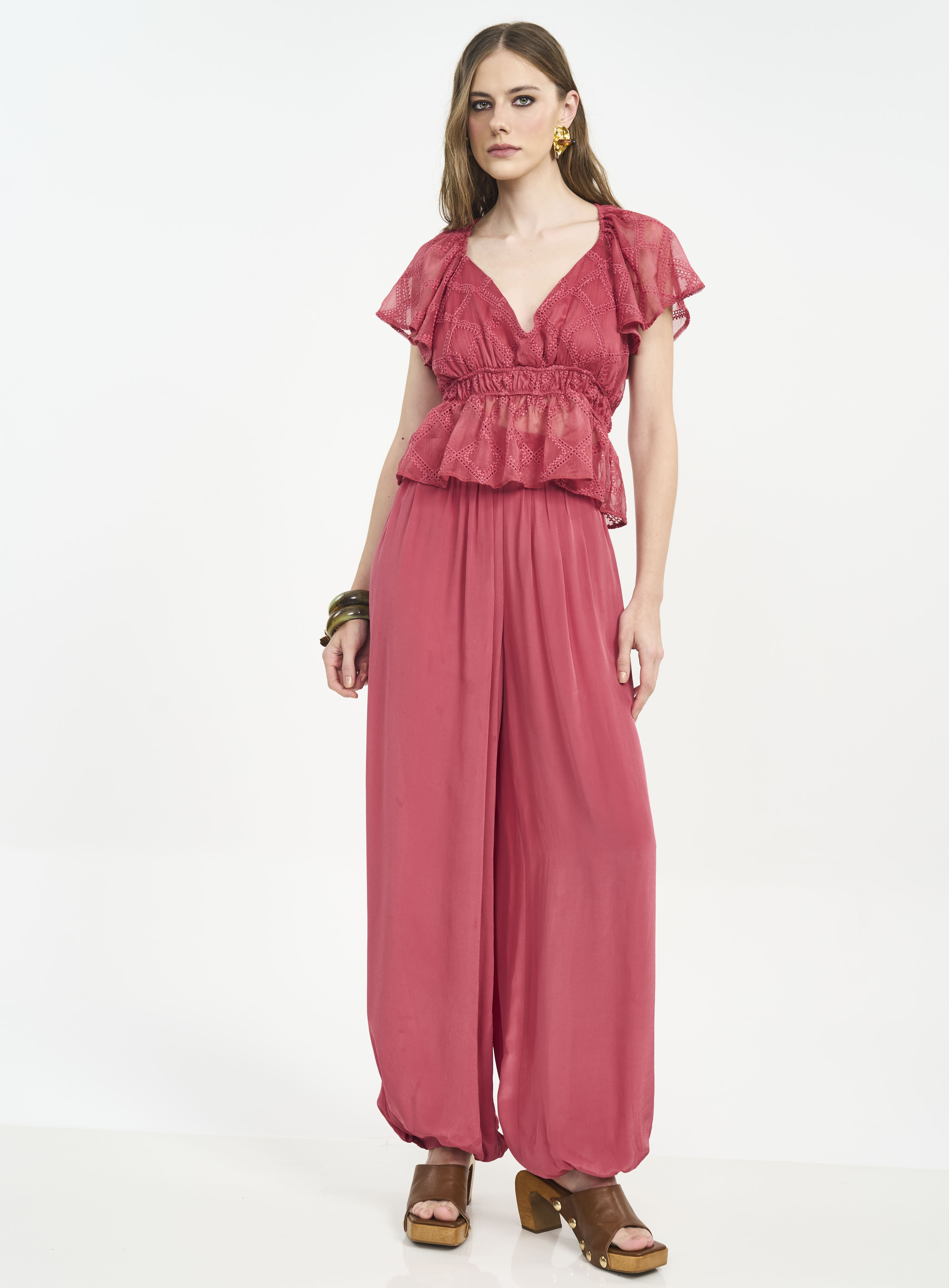 BLUSA BORDADA P ROSA DANDY