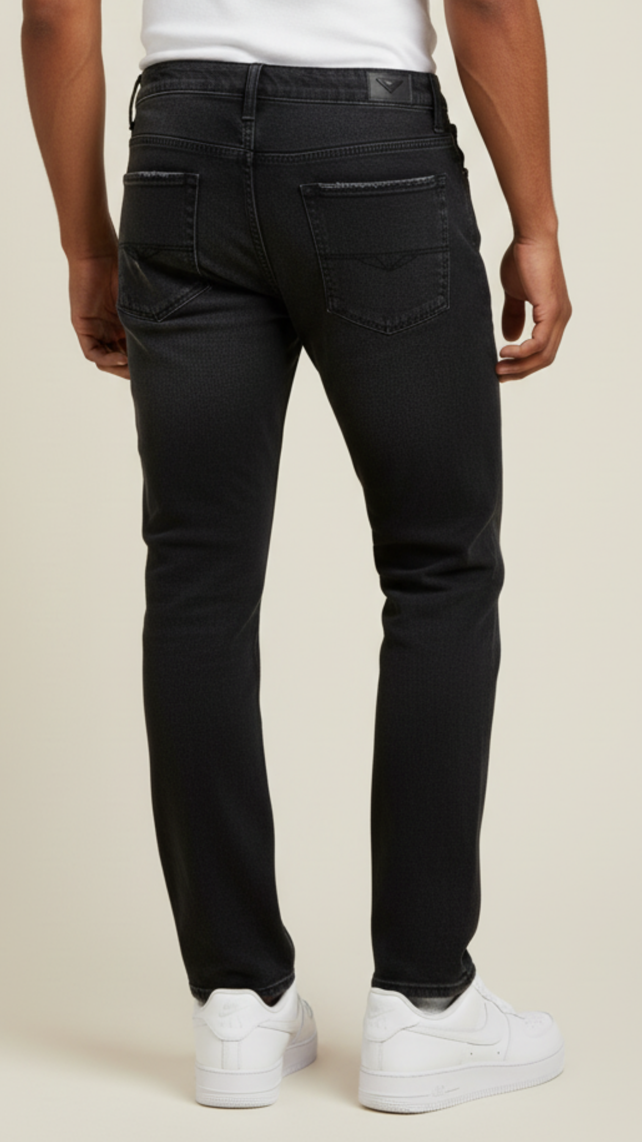 CALÇA JEANS BAGGY 42 IND.PRETO