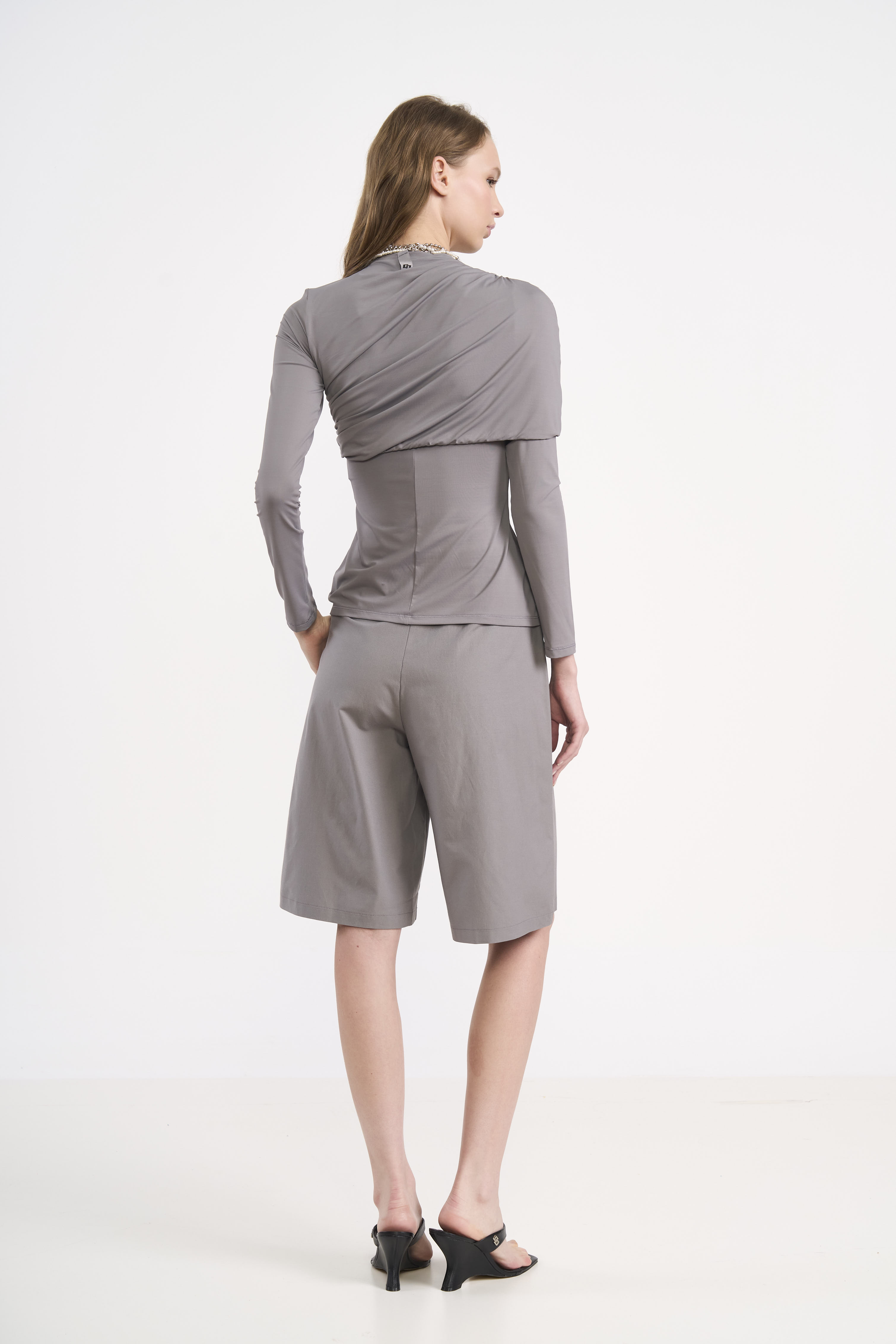 BLUSA COLCCI M CINZA ALITA