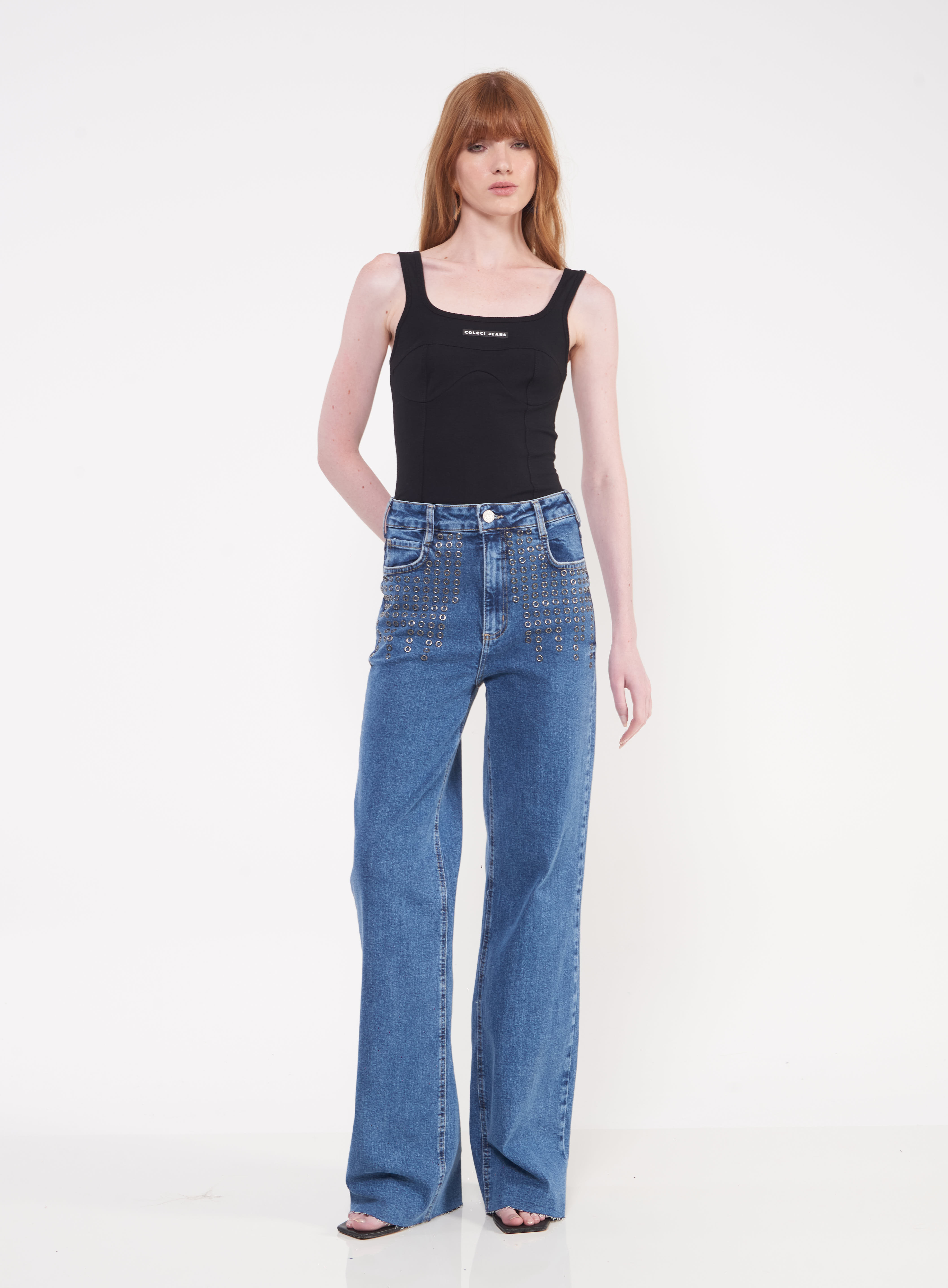 BODY COLCCI JEANS M PRETO