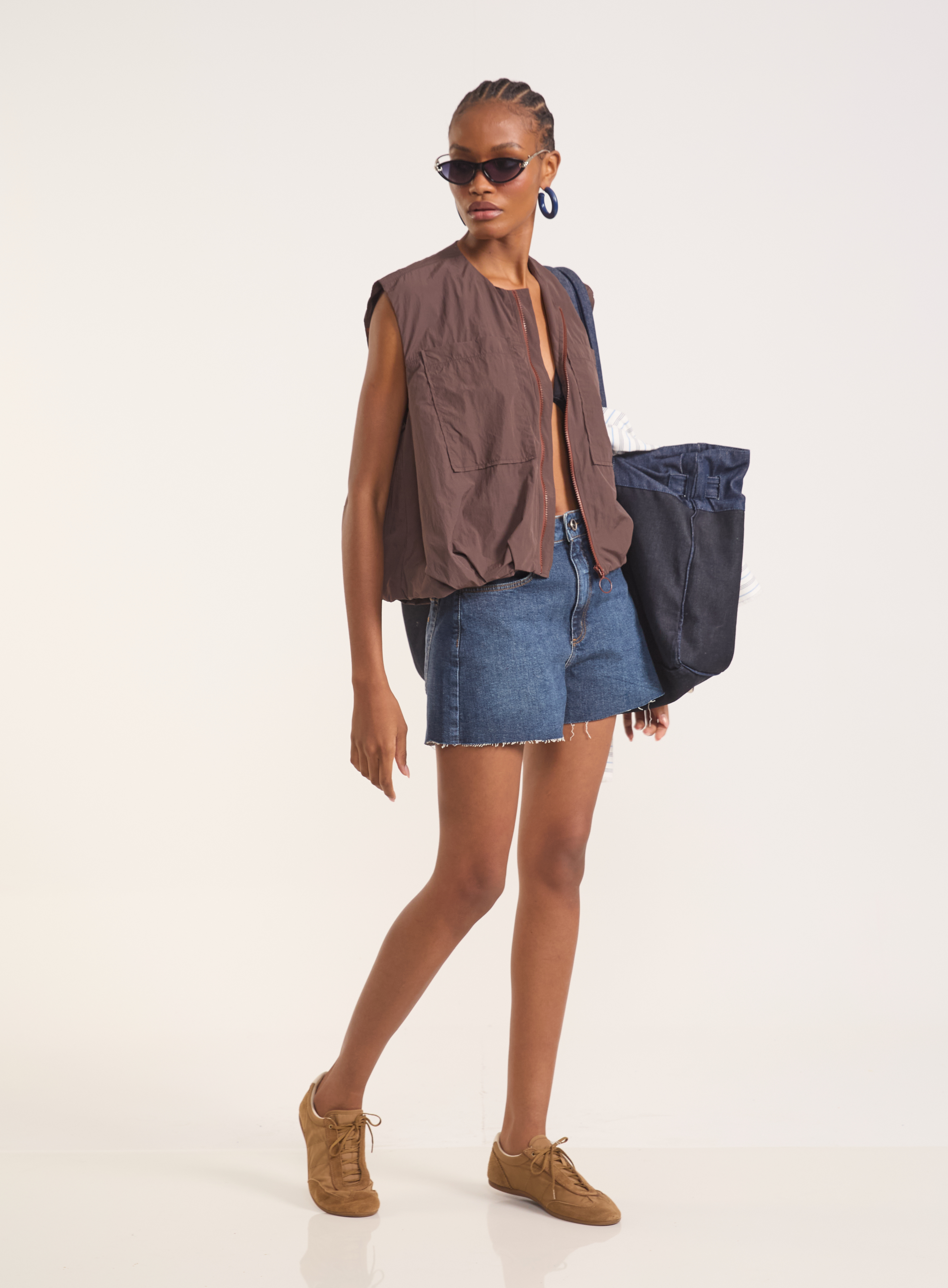 SHORT JEANS CANCUN STRETCH 36 INDIGO