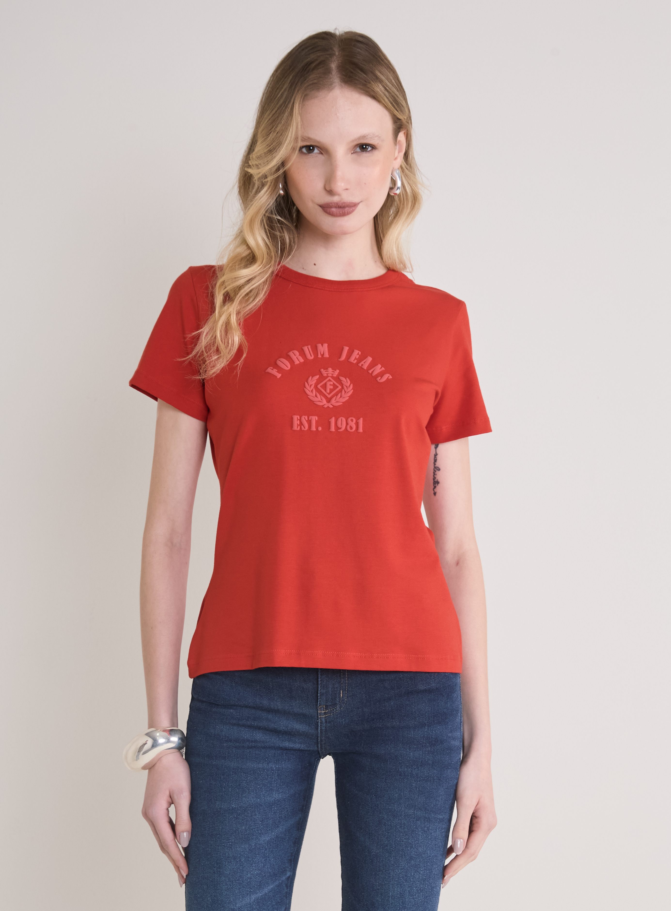 CAMISETA FORUM G BEGE PILAR