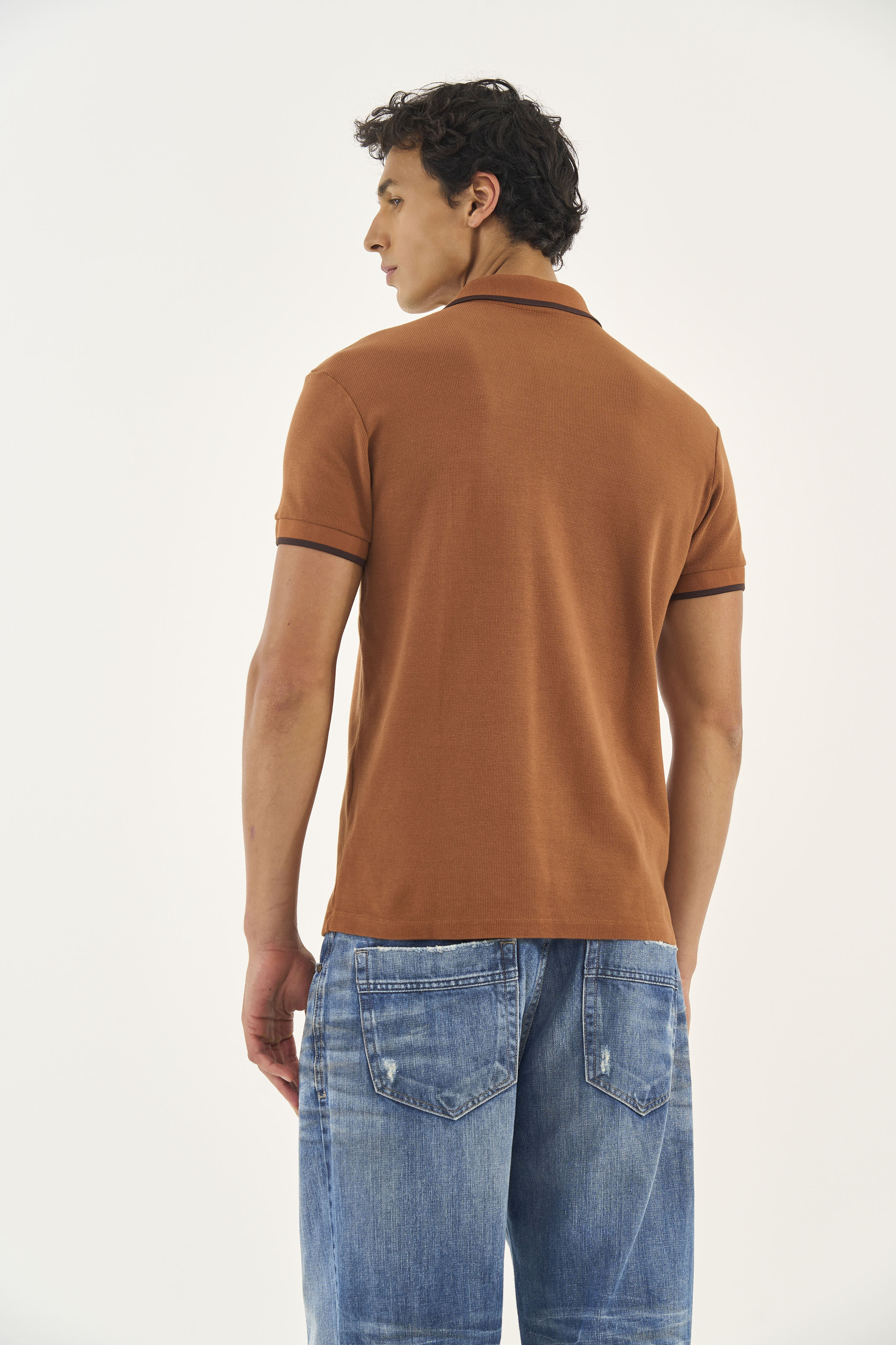 POLO JACQUARD GG MARROM ZEUS