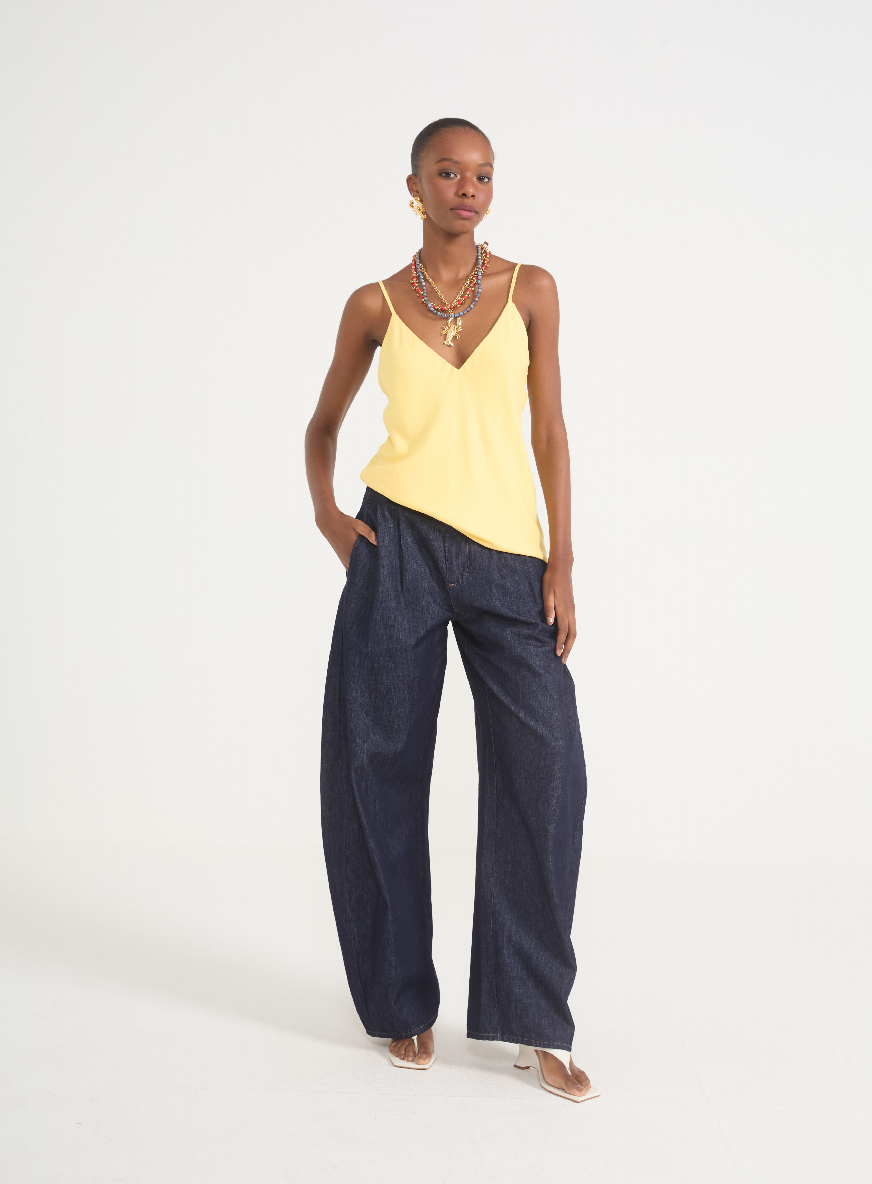 BLUSA COLCCI M AMARELO CORNISH