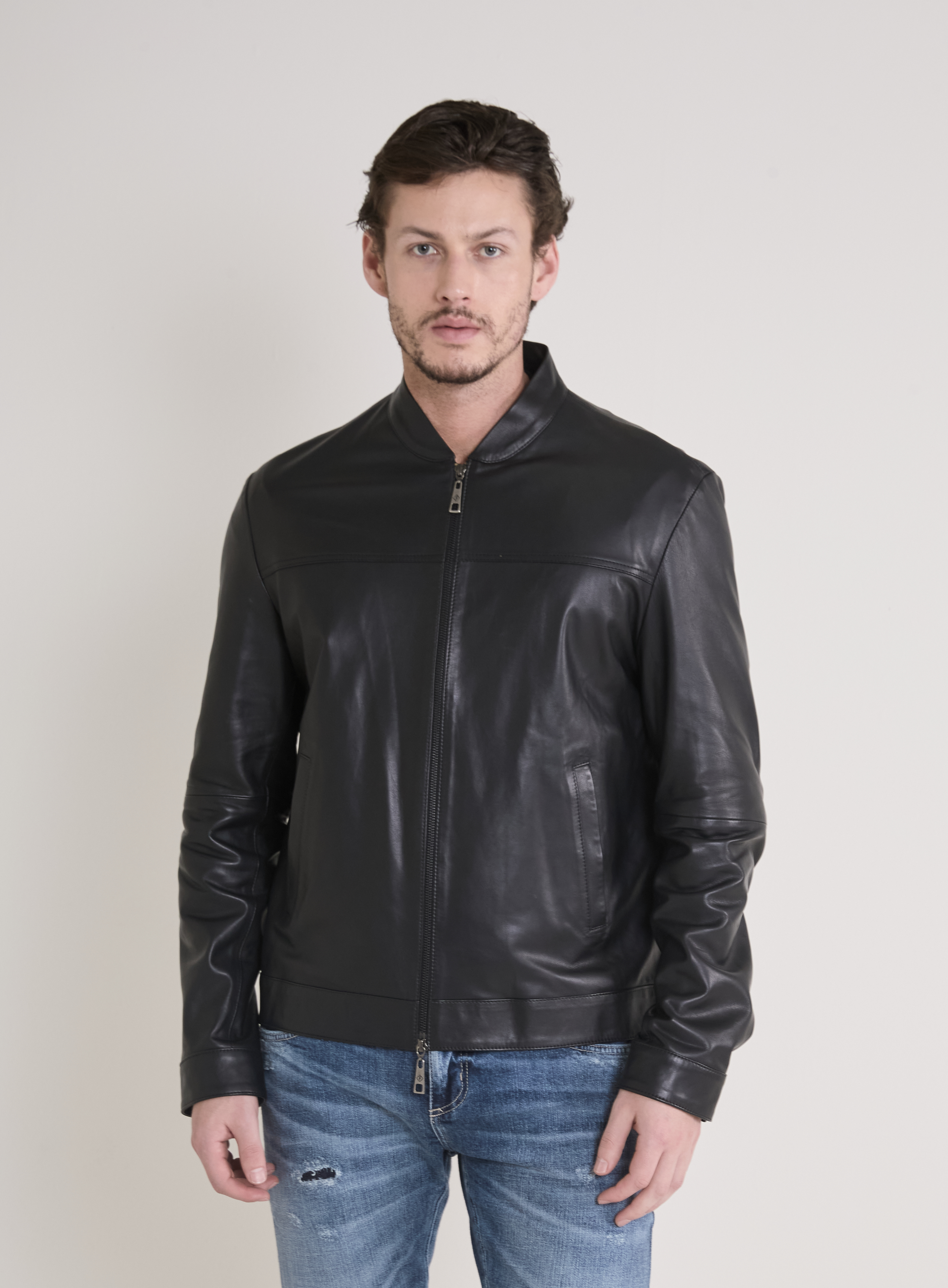 JAQUETA DE COURO G PRETO