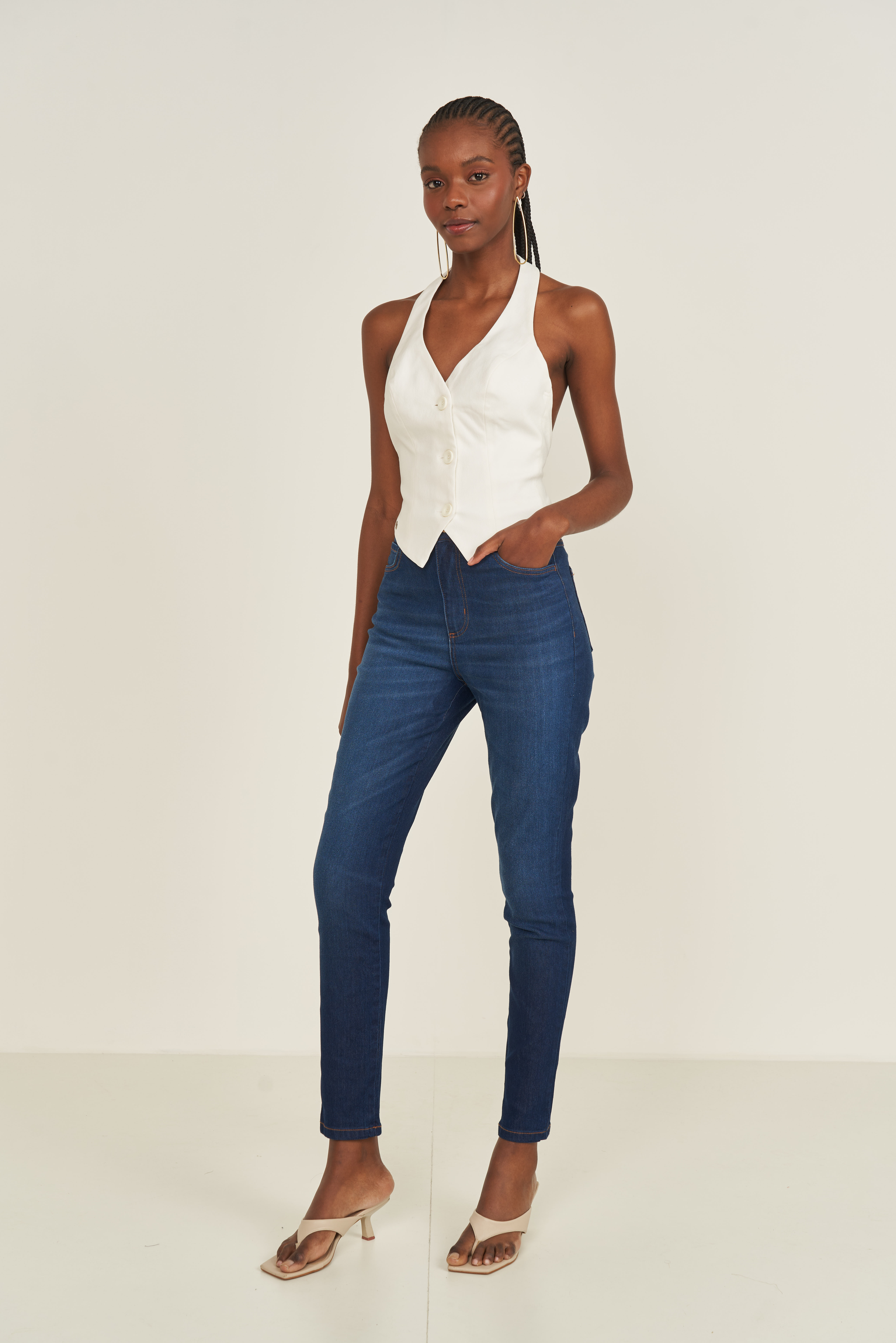 CALÇA JEANS KAREN 36 INDIGO
