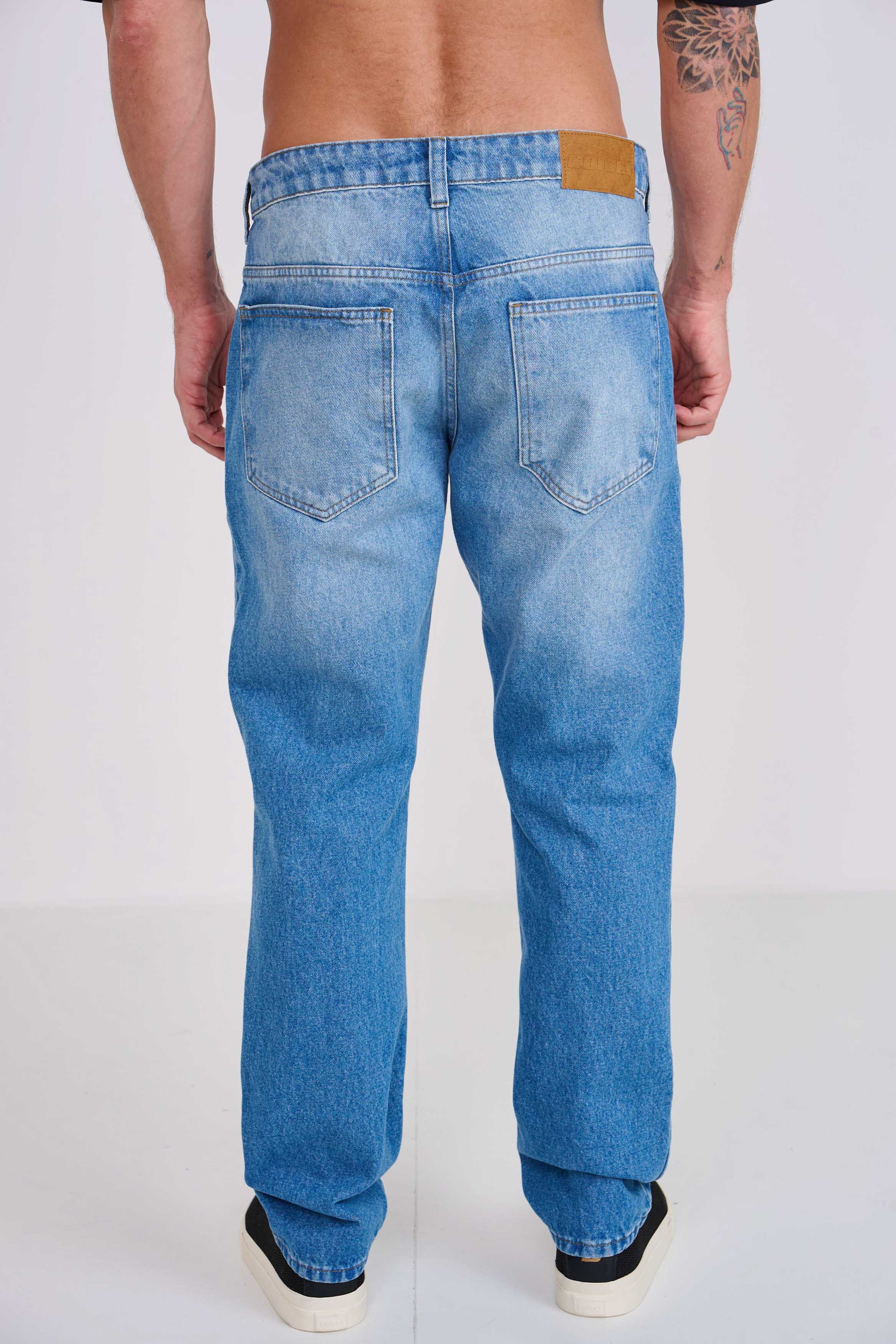 CALÇA JEANS RETA 42 INDIGO