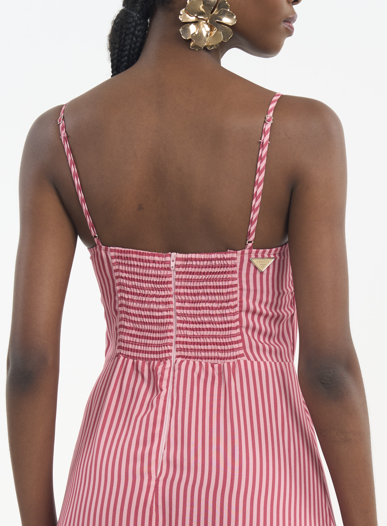 VESTIDO LISTRADO P LISTRADO PINK