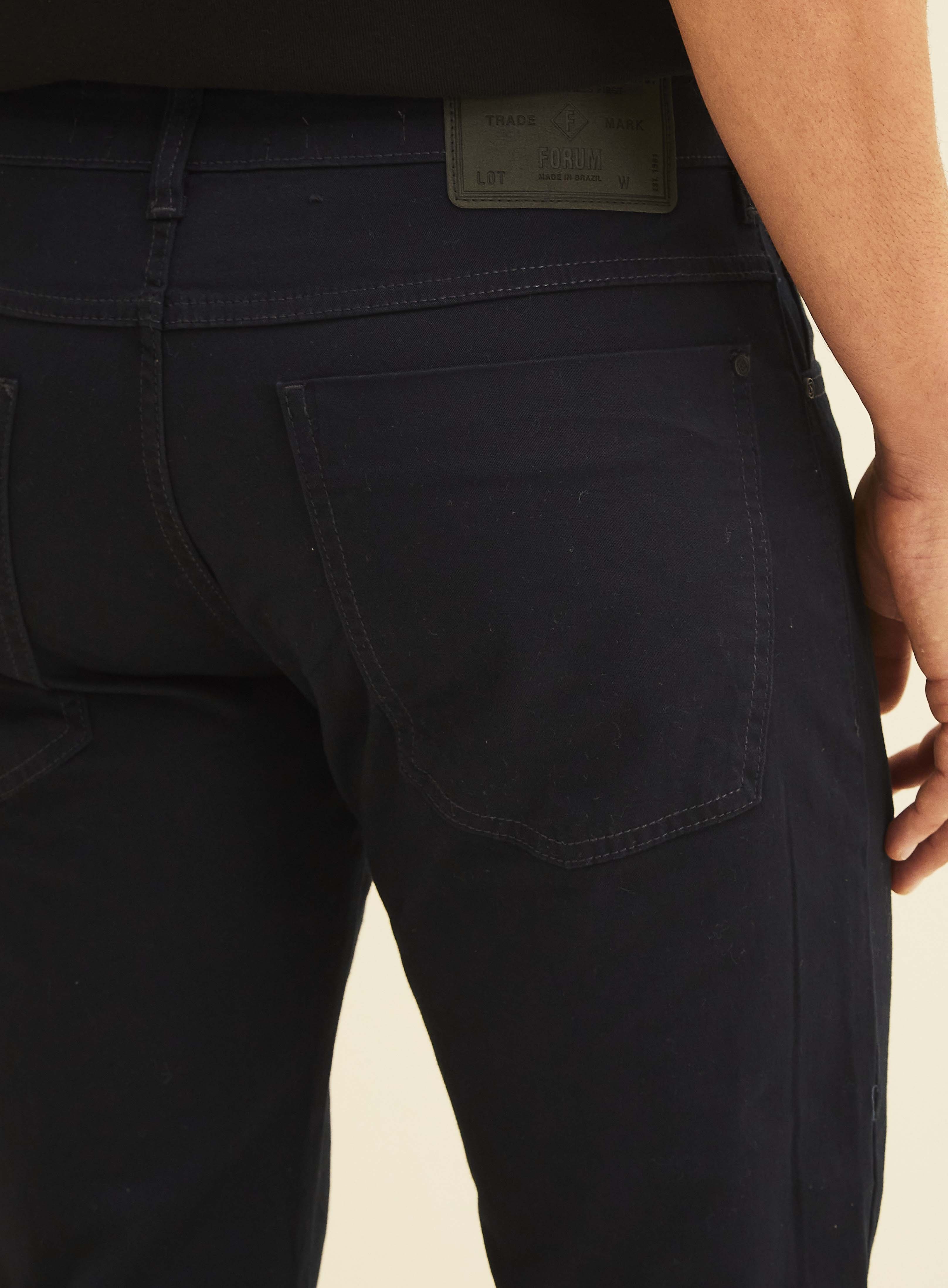 CALÇA SARJA PAUL SLIM 38 AZUL DARKNESS