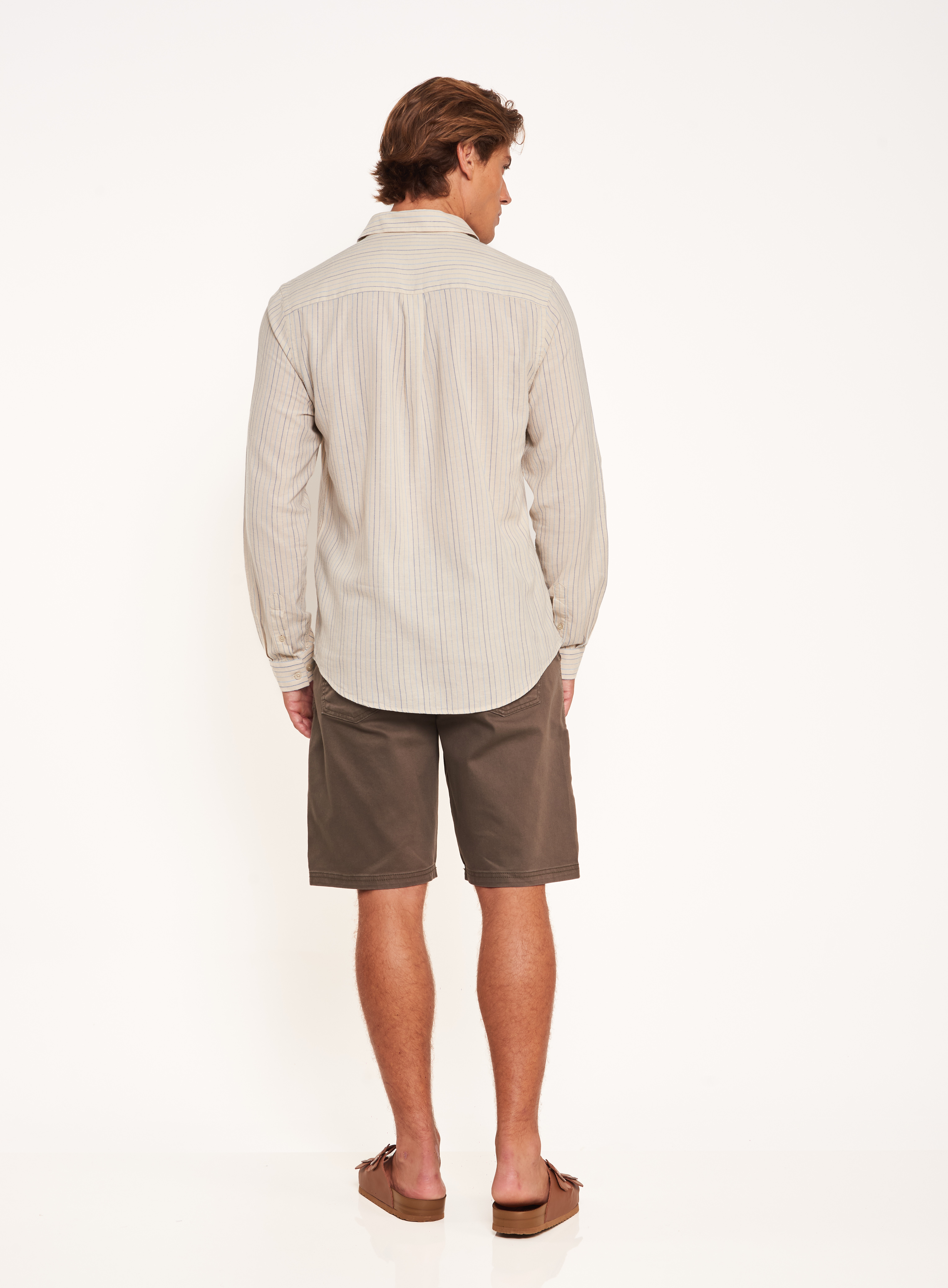 CAMISA LINHO LISTRADA RELAX GG LISTRADO
