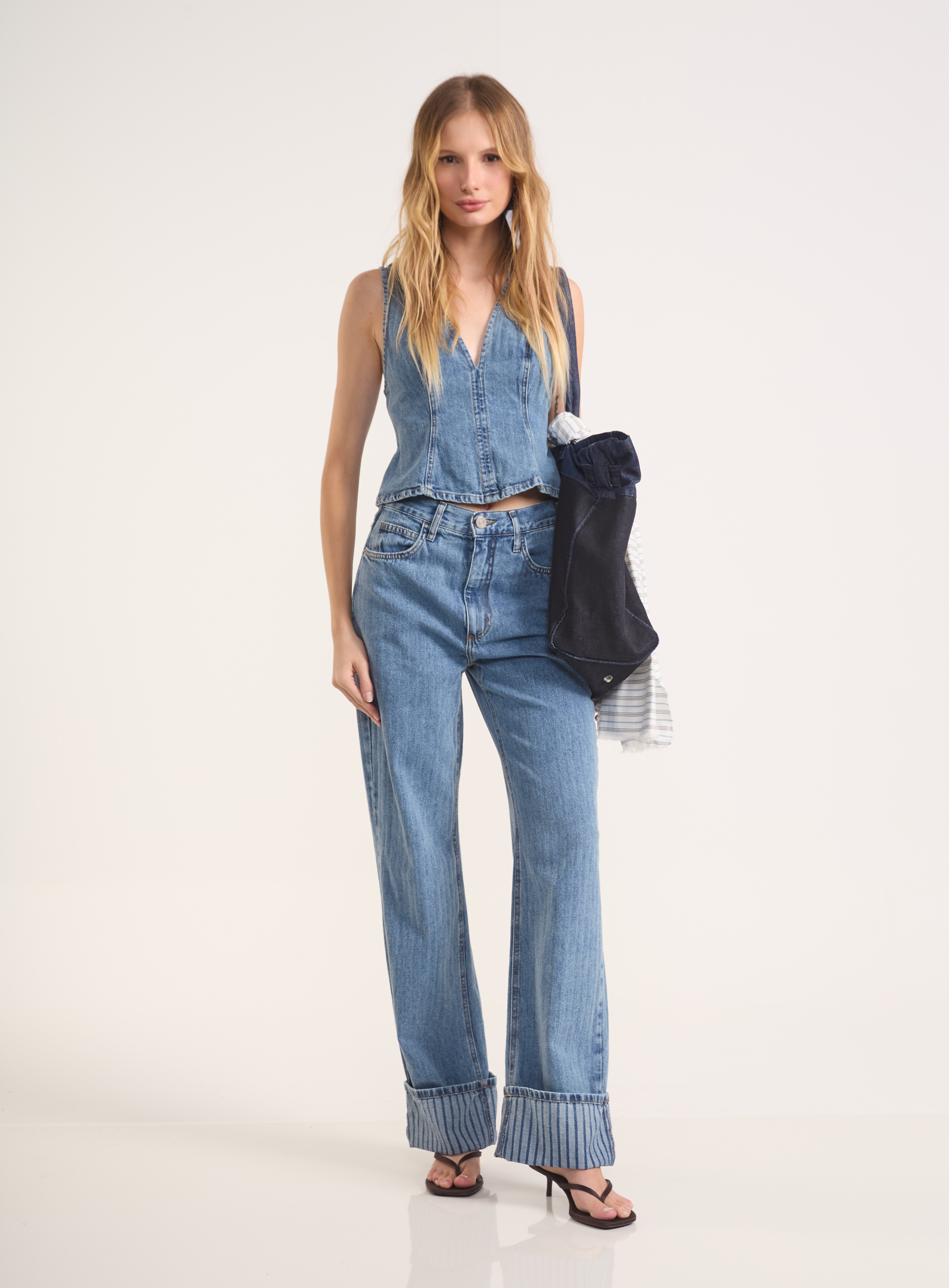 CALÇA JEANS BARCELONA 36 INDIGO