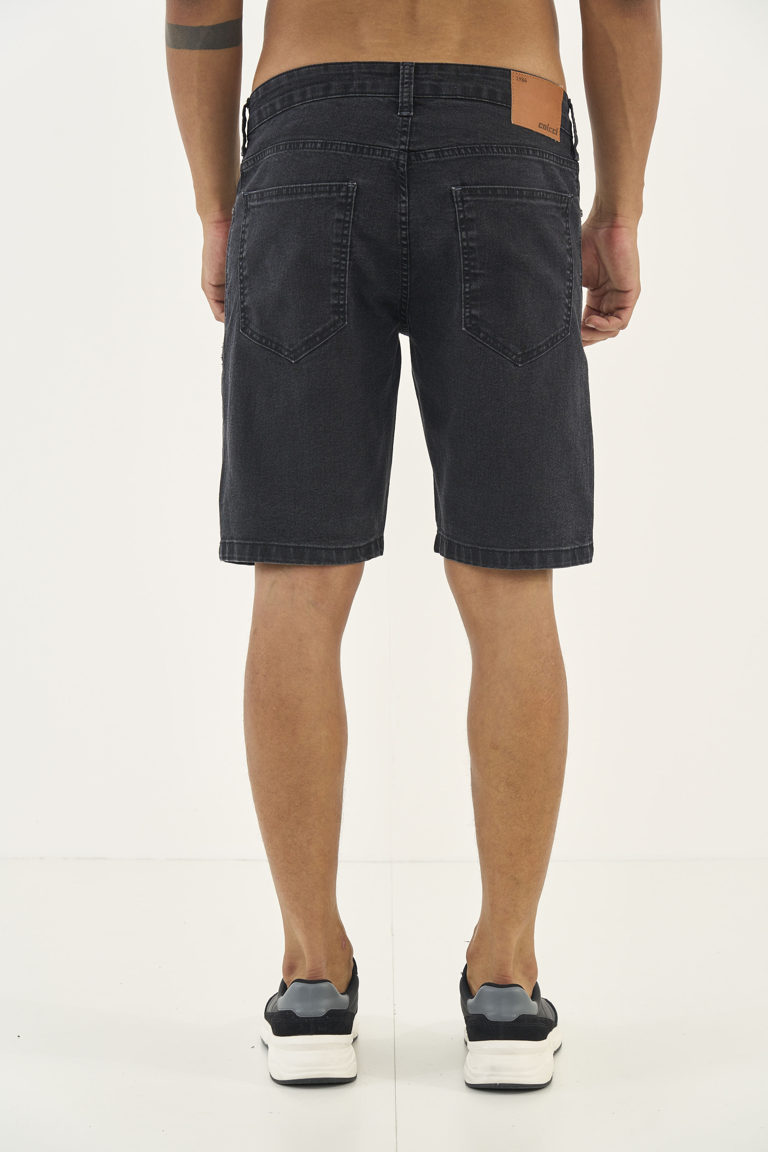 BERMUDA JEANS DAVI 42 IND.PRETO