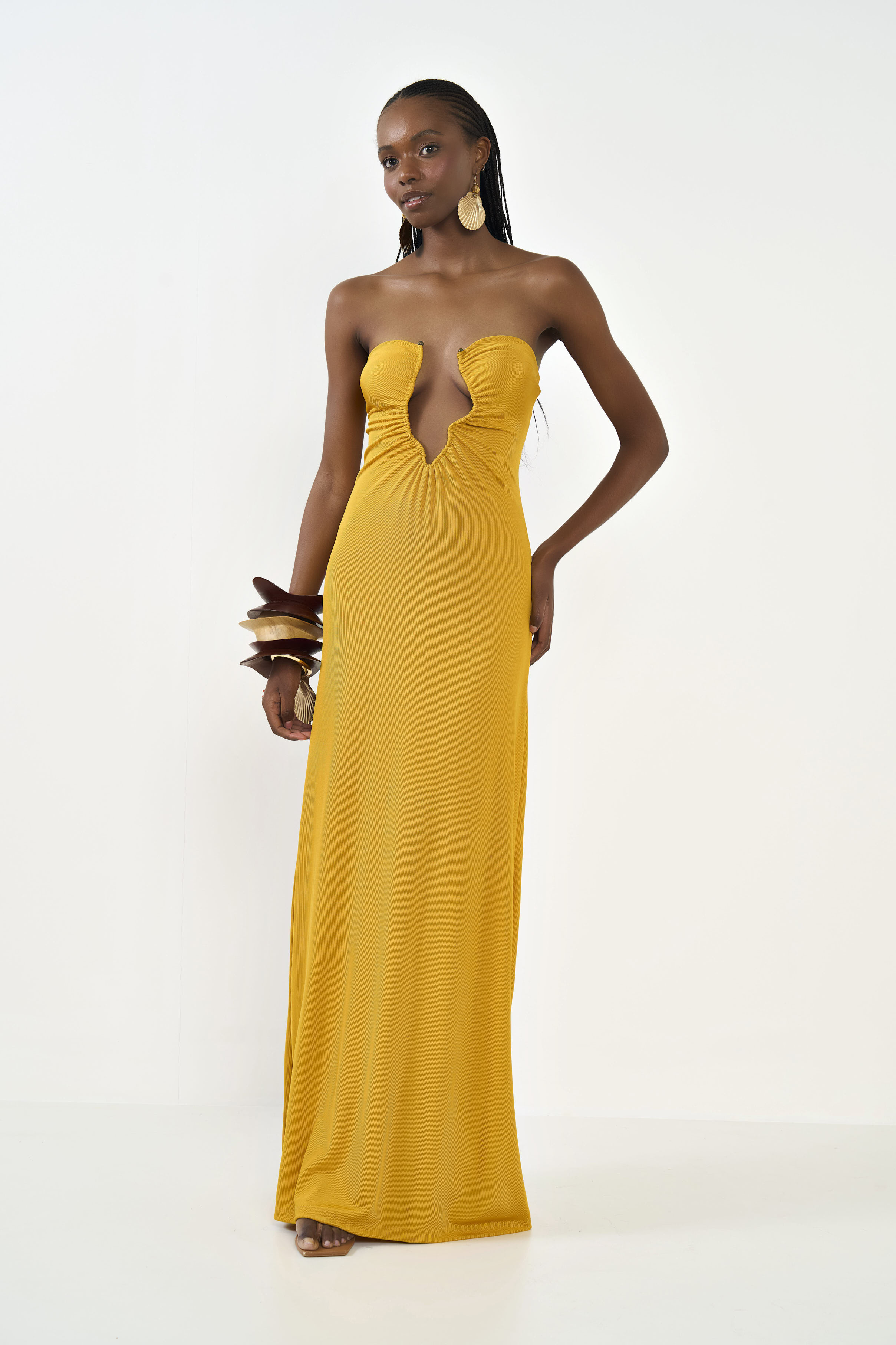 VESTIDO COLCCI M AMARELO POLEN