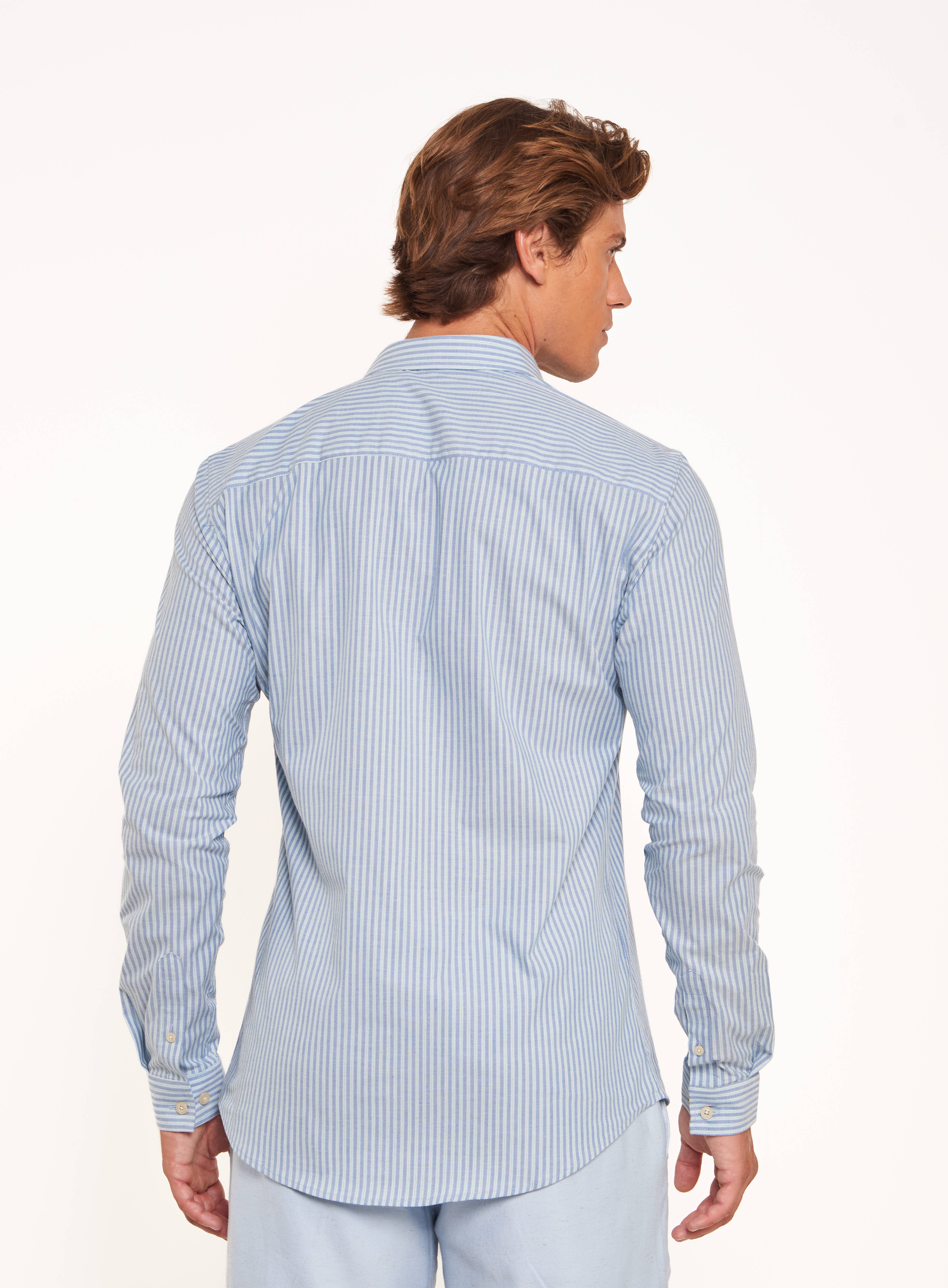 CAMISA LISTRADA WORK FIT GG LISTRADO