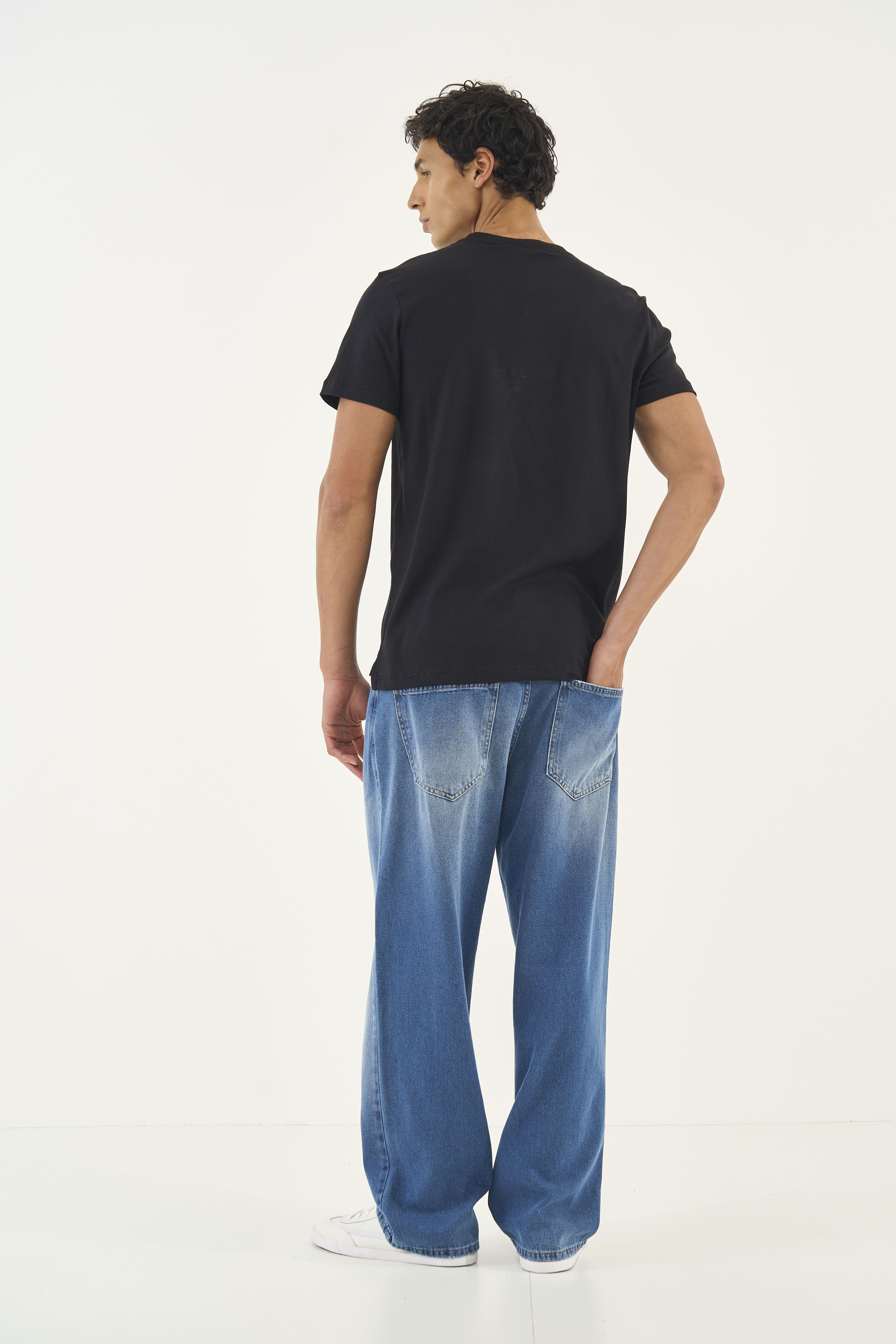 CALÇA JEANS LOOSE 42 INDIGO