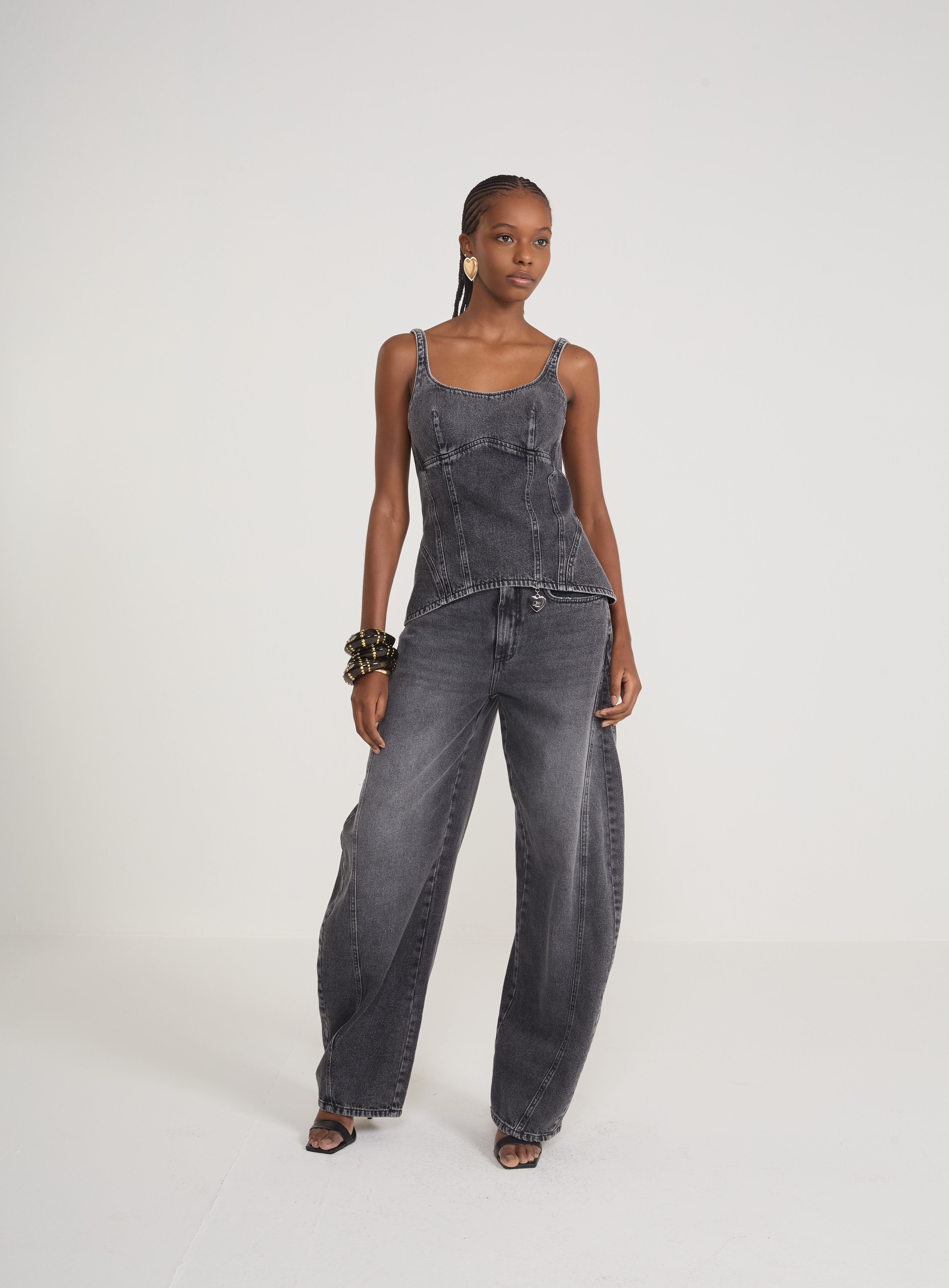 BLUSA JEANS M IND.PRETO